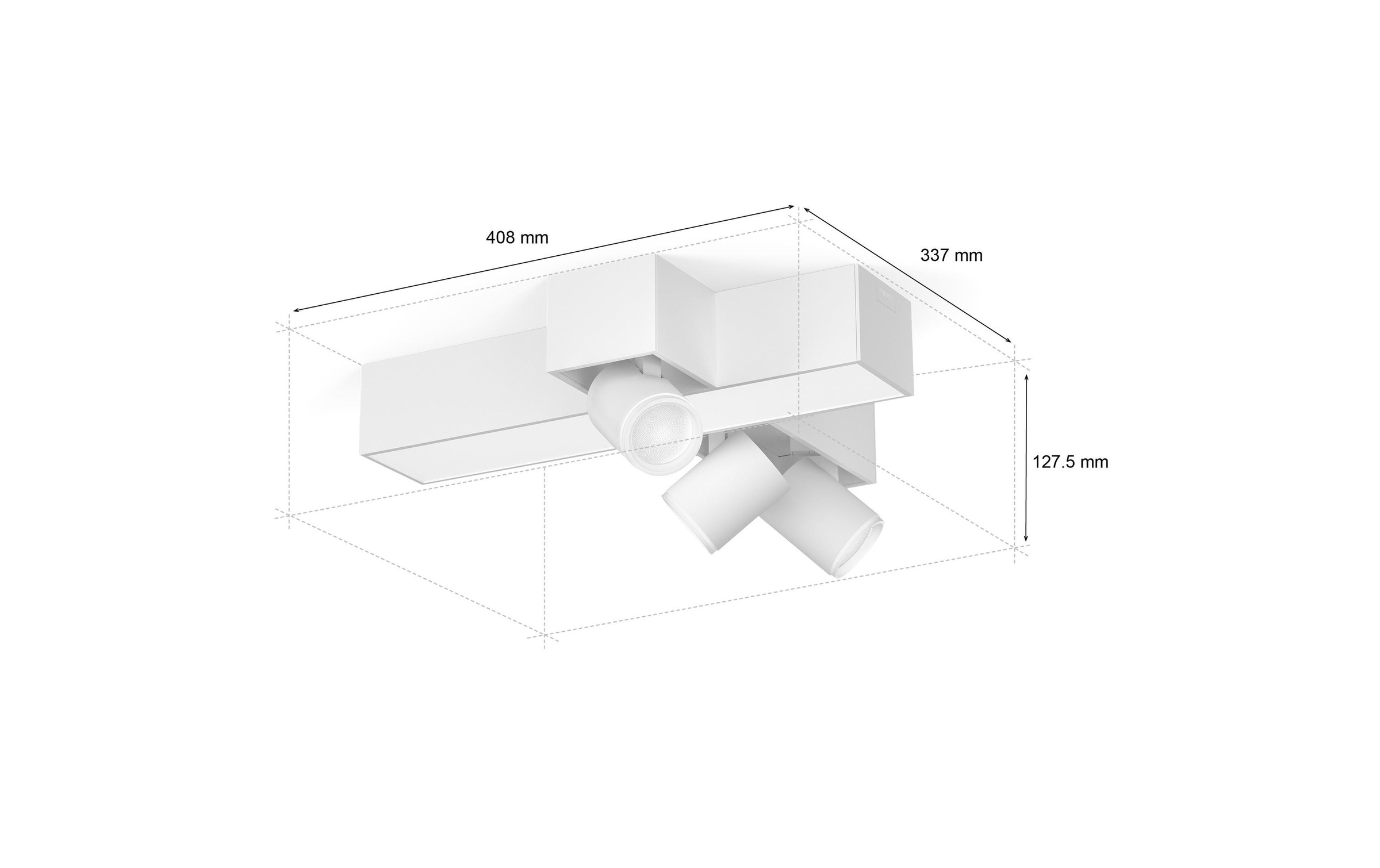 Philips Hue LED Deckenleuchte »Centris Cross 3er-Spot«, Leuchtmittel GU10 | LED wechselbar