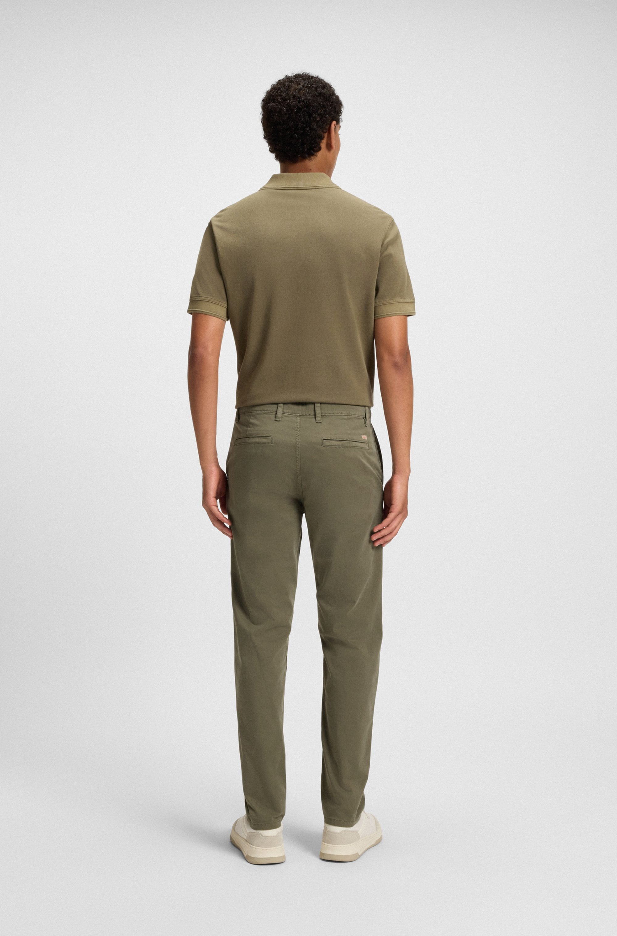 BOSS ORANGE Chinos »tapered«  mit BOSS Logo hinten