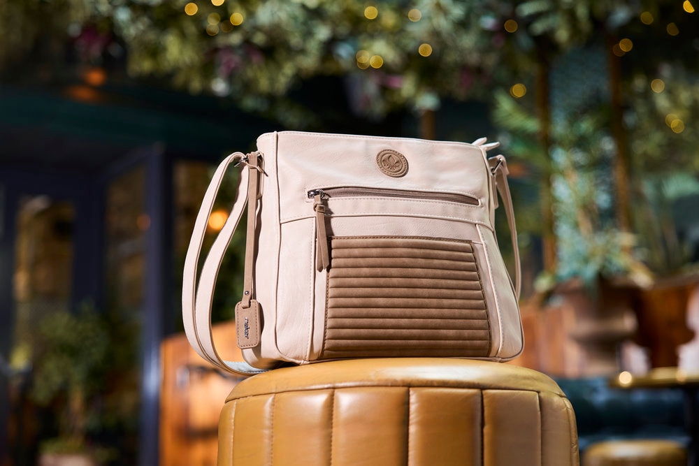 Rieker Schultertasche, Damen-Handtasche, mit praktischen Fächern