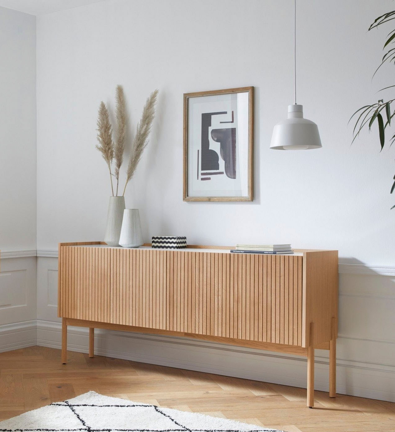 Image of Woodman Sideboard "Bottrup" Breite 177,5 cm, viel Stauraum, verstellbare Einlegeböden, FSC