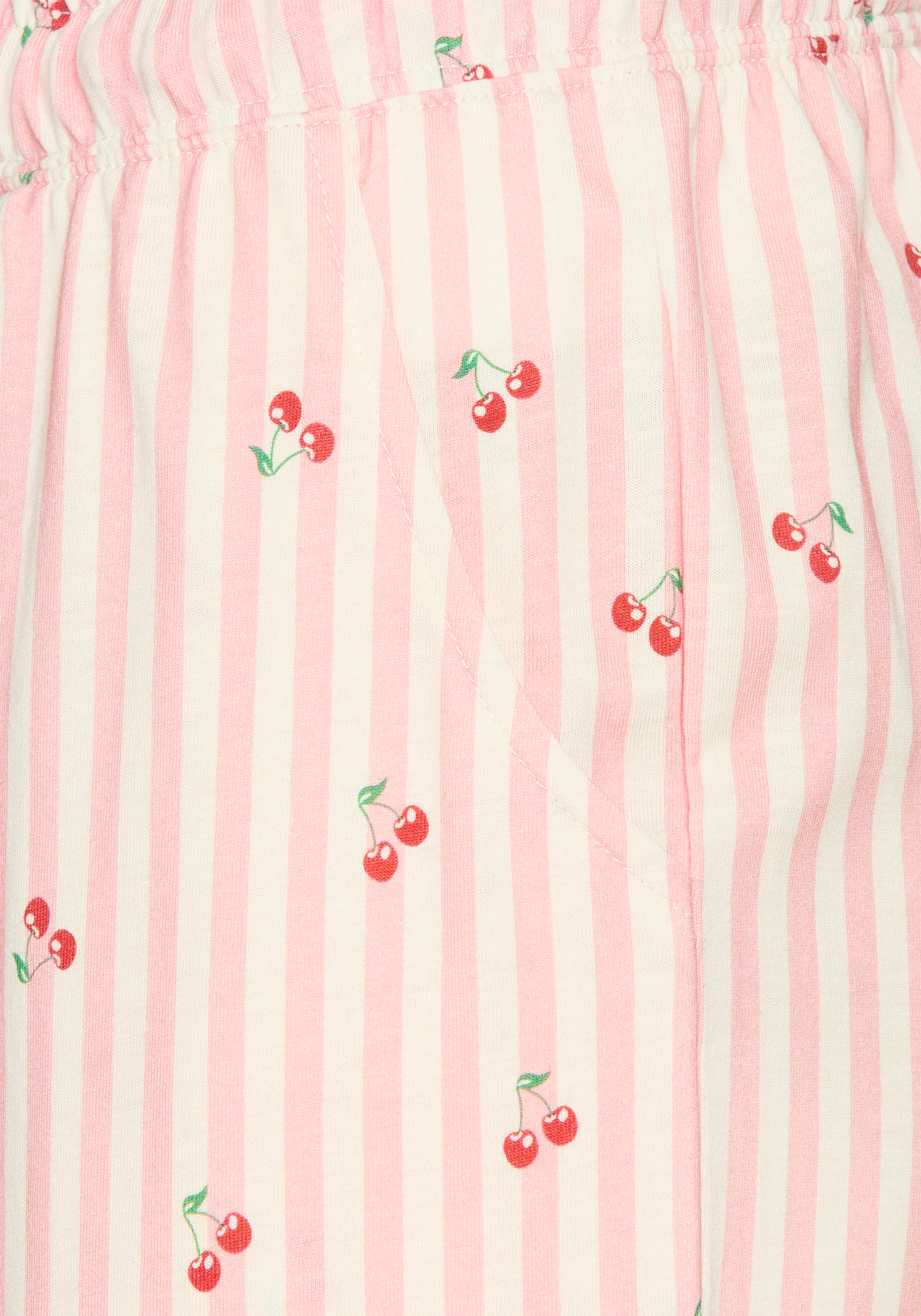 Vivance Dreams Jupe-culotte  Süsser Streifen- und Früchte-Druck