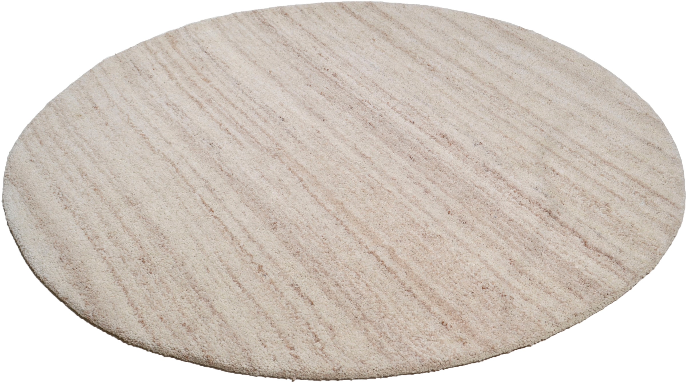 Image of THEKO Wollteppich »Royal Berber Uni«, rund, 18 mm Höhe, Berber Optik, reine Wolle, ideal im Wohnzimmer & Schlafzimmer bei Ackermann Versand Schweiz