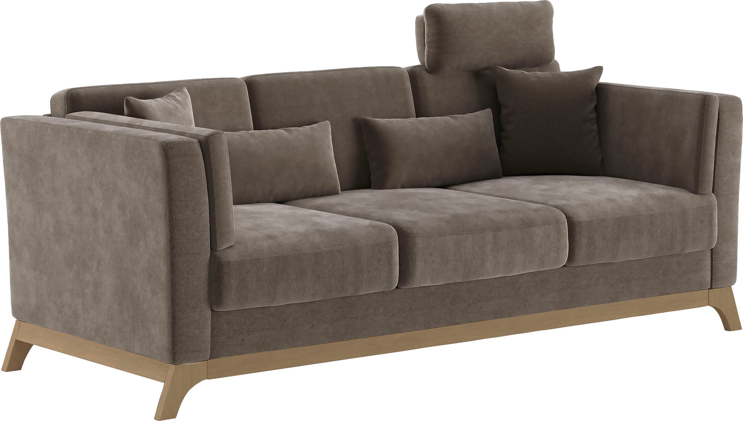 Home affaire 3-Sitzer »Viva«, mit Holzrahmen aus Buche