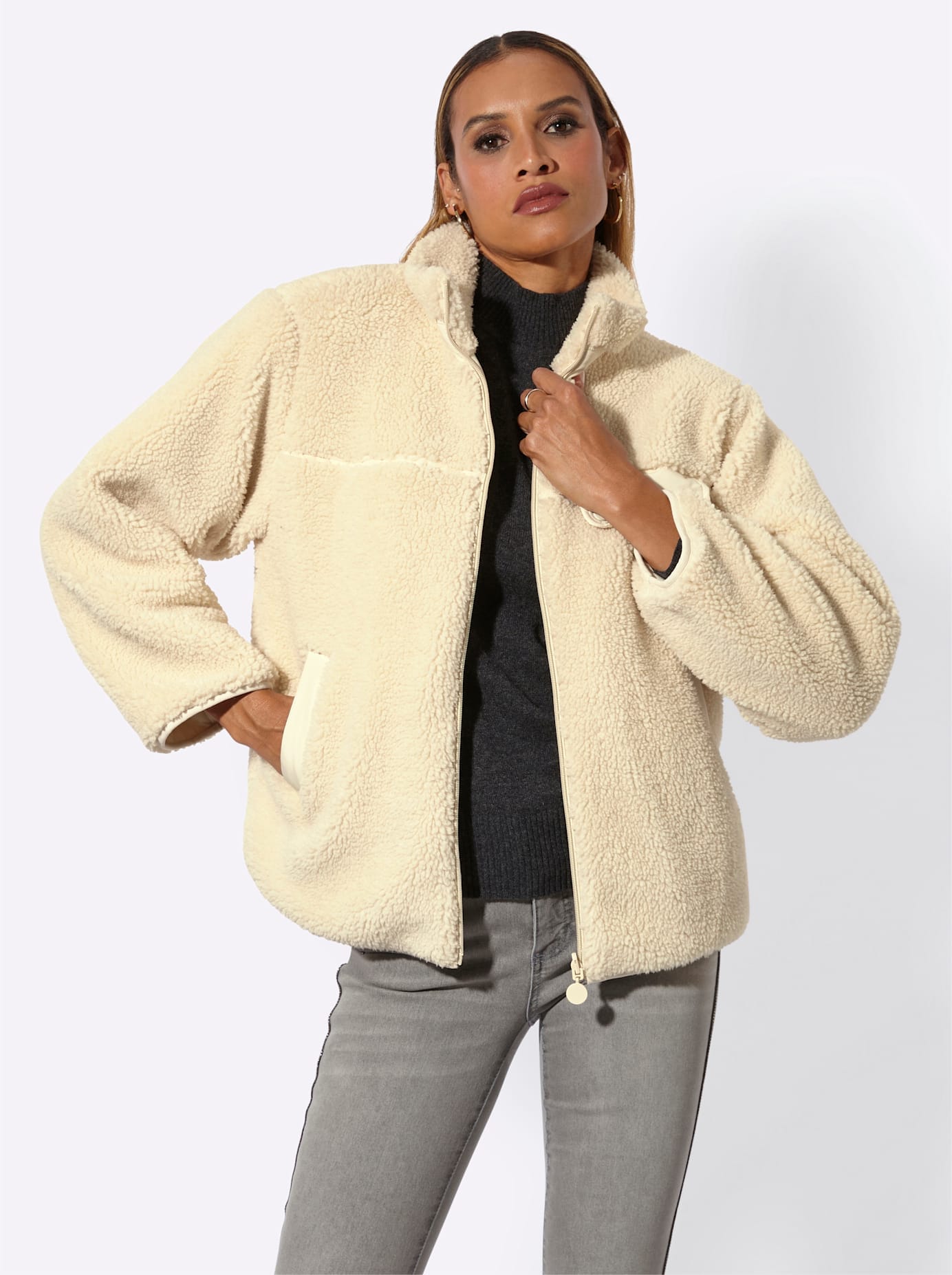 Inspirationen Veste réversible ohne Kapuze