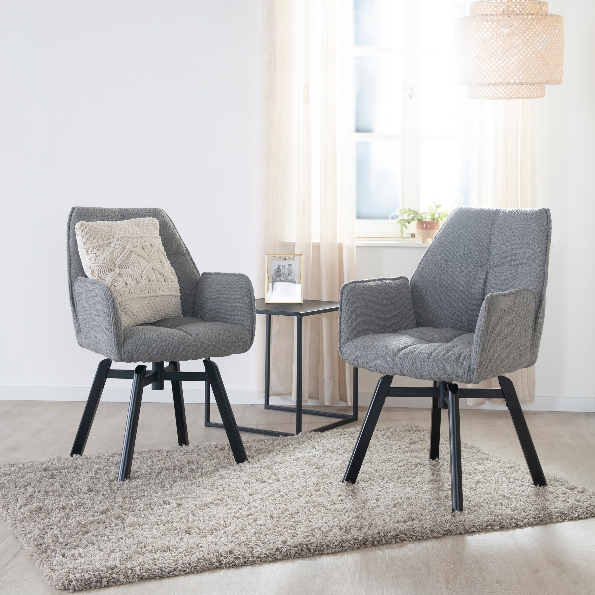 INOSIGN Chaise de salle à manger »Lara« (Ensemble) 2 cuislot de 2