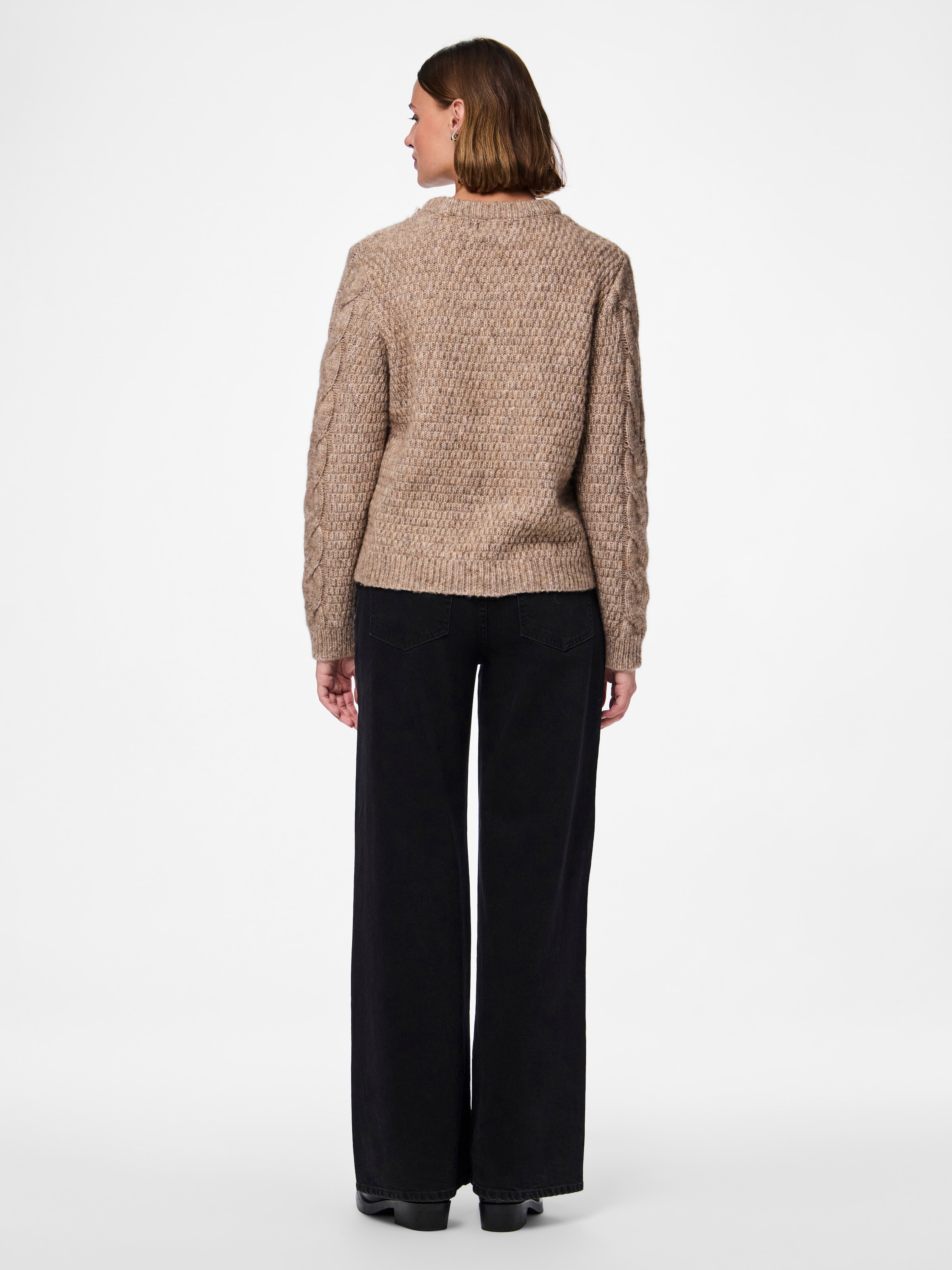 pieces Pull en tricot »PCNINA LS O-NECK KNIT NOOS BC«