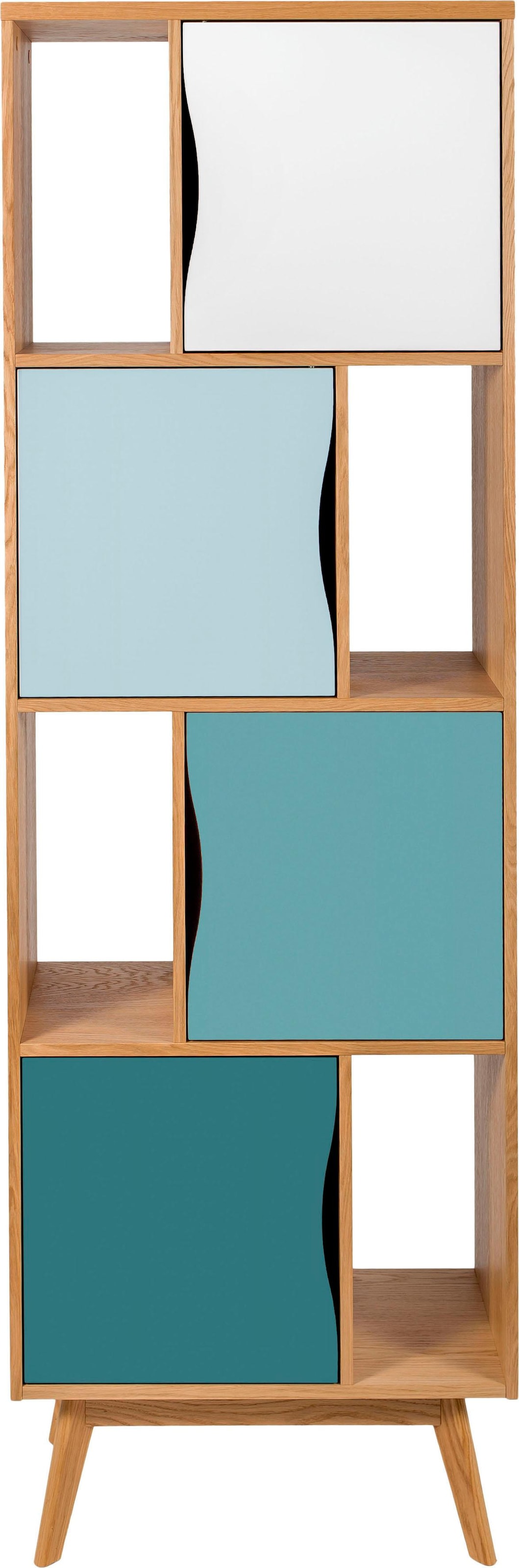Woodman Bücherregal »Avon«, Höhe Design cm, Eiche, skandinavisches 191 schlichtes aus confortablement acheter Holzfurnier