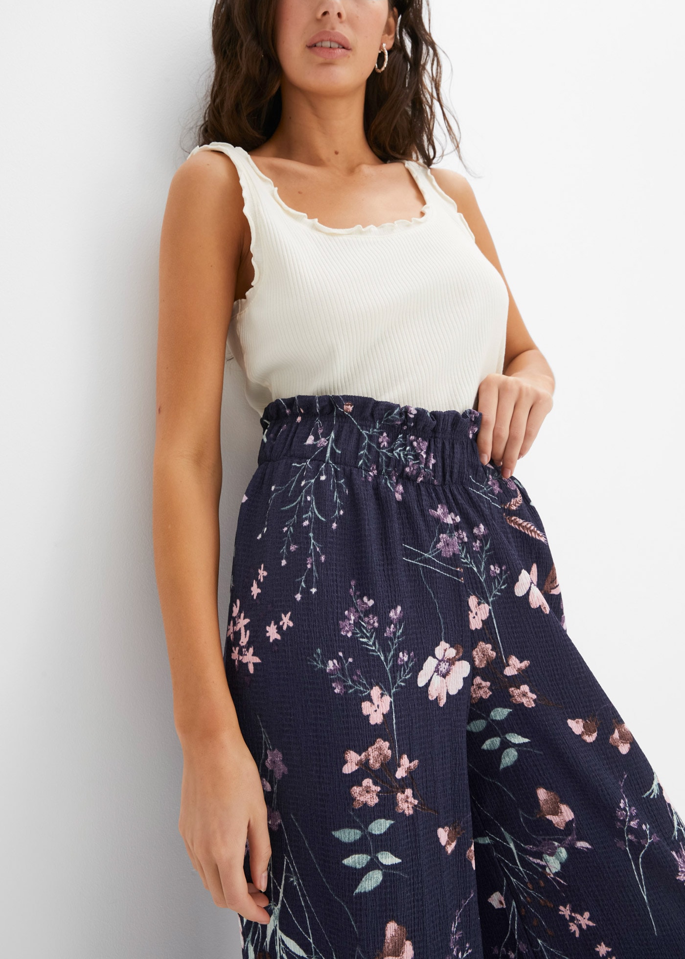 bonprix Jerseyhose »Jersey-Hose aus luftigem Crêpe«  Jersey-Hose aus luftigem Crêpe