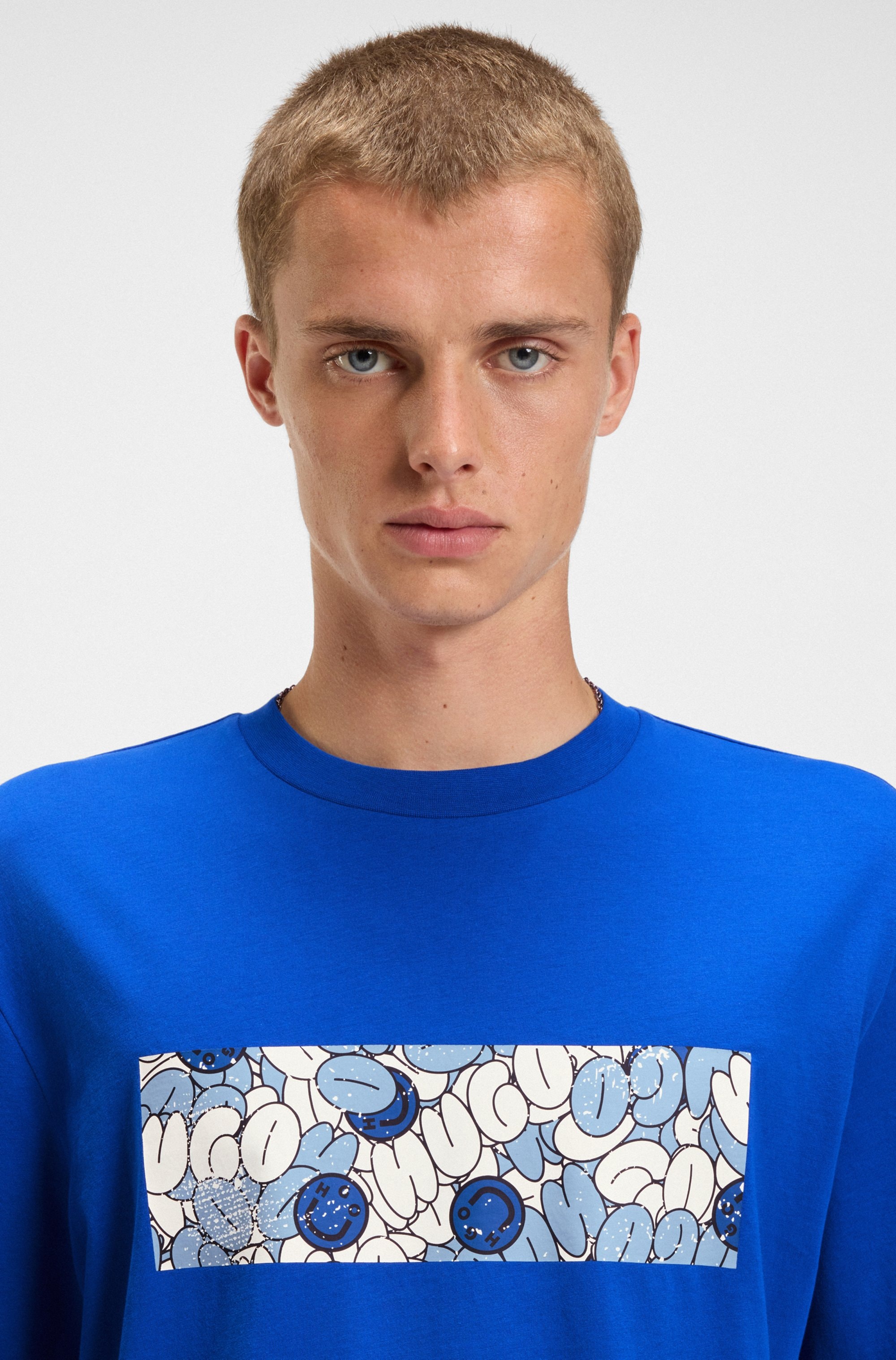 HUGO T-shirt »Nurix« avec impression cool