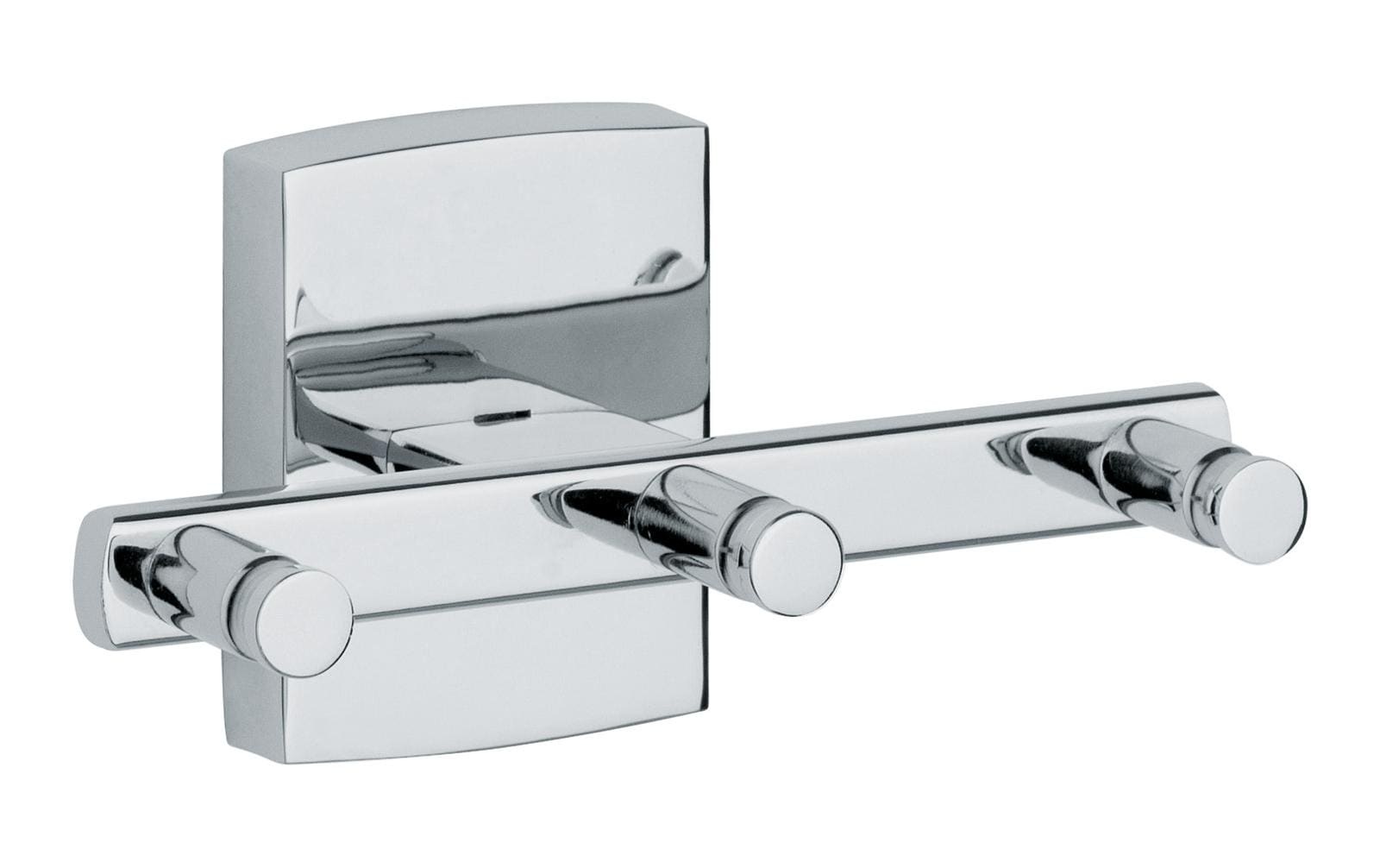 Tesa, tesa Handtuchhaken, silber, Metall, B/H/L: 12 cm x 6 cm