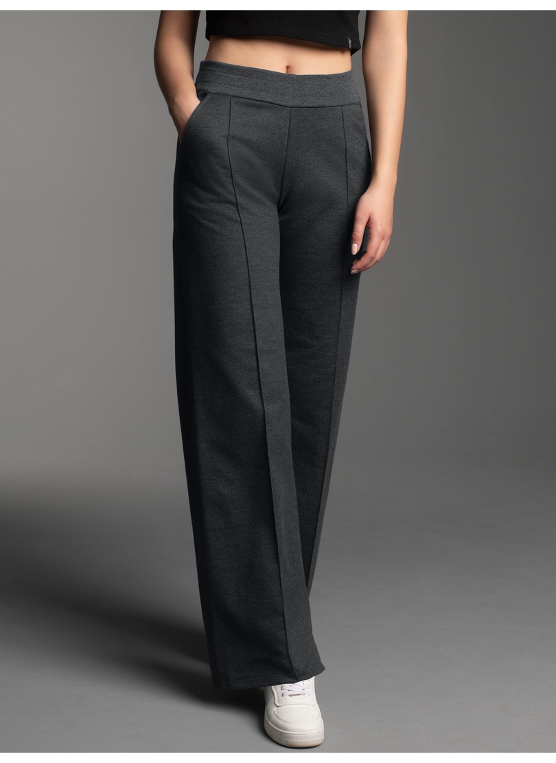 Trigema Pantalon en jersey »TRIGEMA Freizeithose mit weitem Bein und hohem Bund«