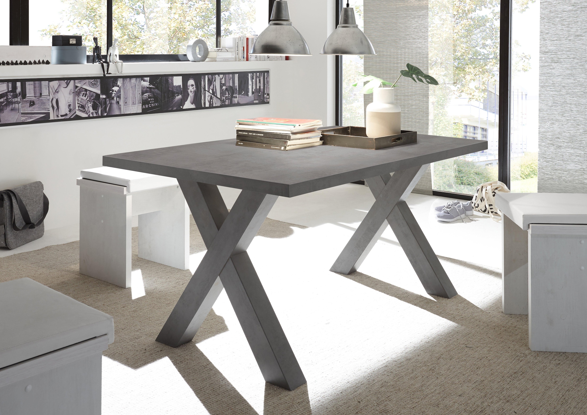 Mäusbacher Esstisch »Mister, TOPSELLER!« OTTOS Choice,  Gestell in  X-Form