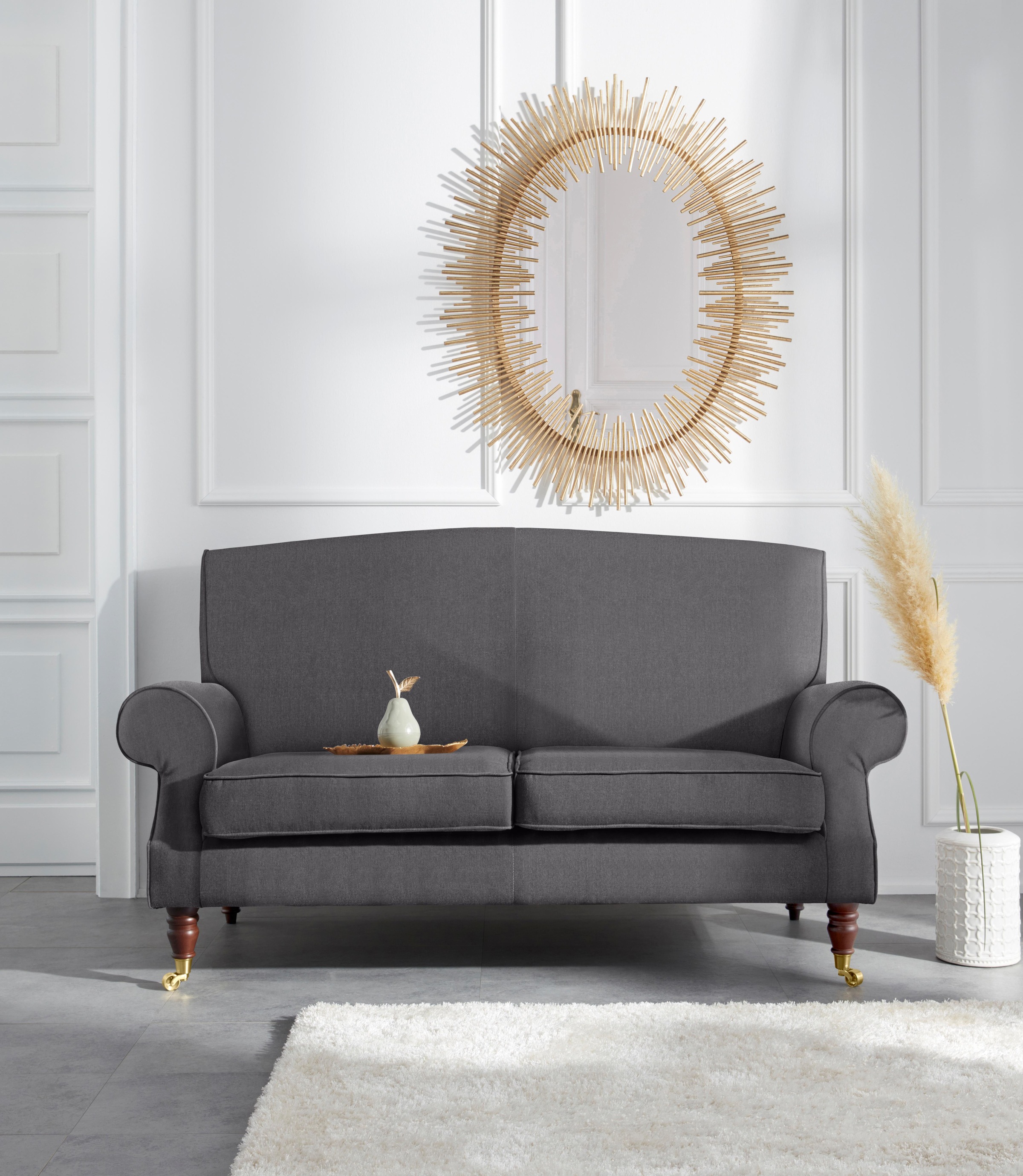 Image of Guido Maria Kretschmer Home&Living 2-Sitzer »Rennes«, in Samtoptik oder Baumwoll-Mix bei Ackermann Versand Schweiz