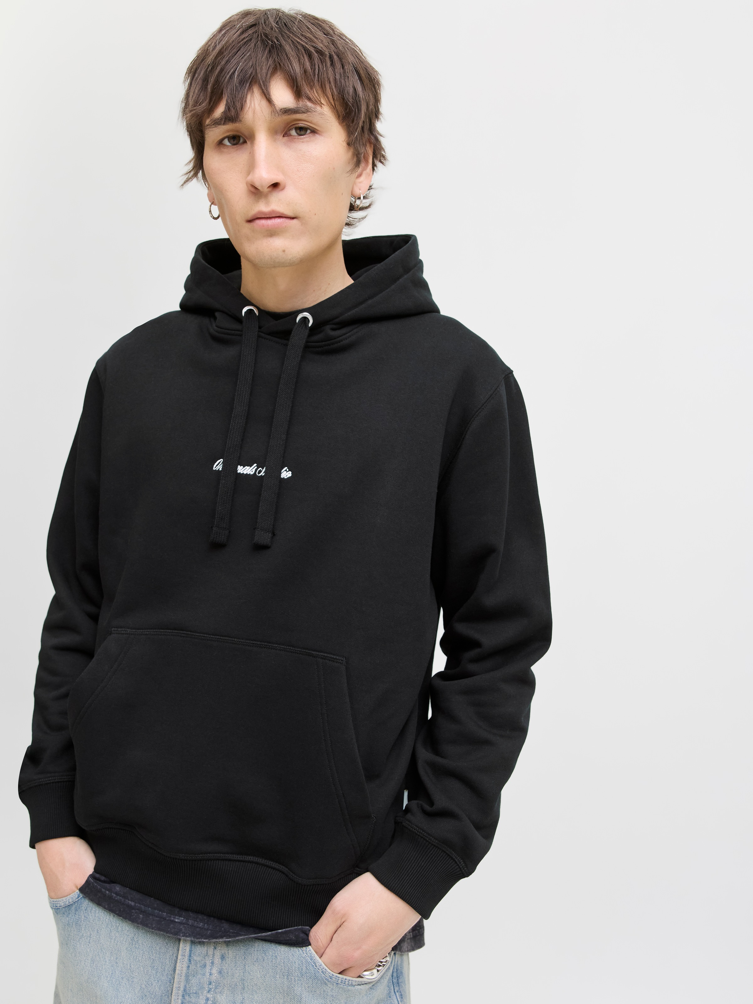 Jack & Jones Kapuzensweatshirt »JORNORREBRO EMB SWEAT HOOD NOOS«, mit Logo Print

