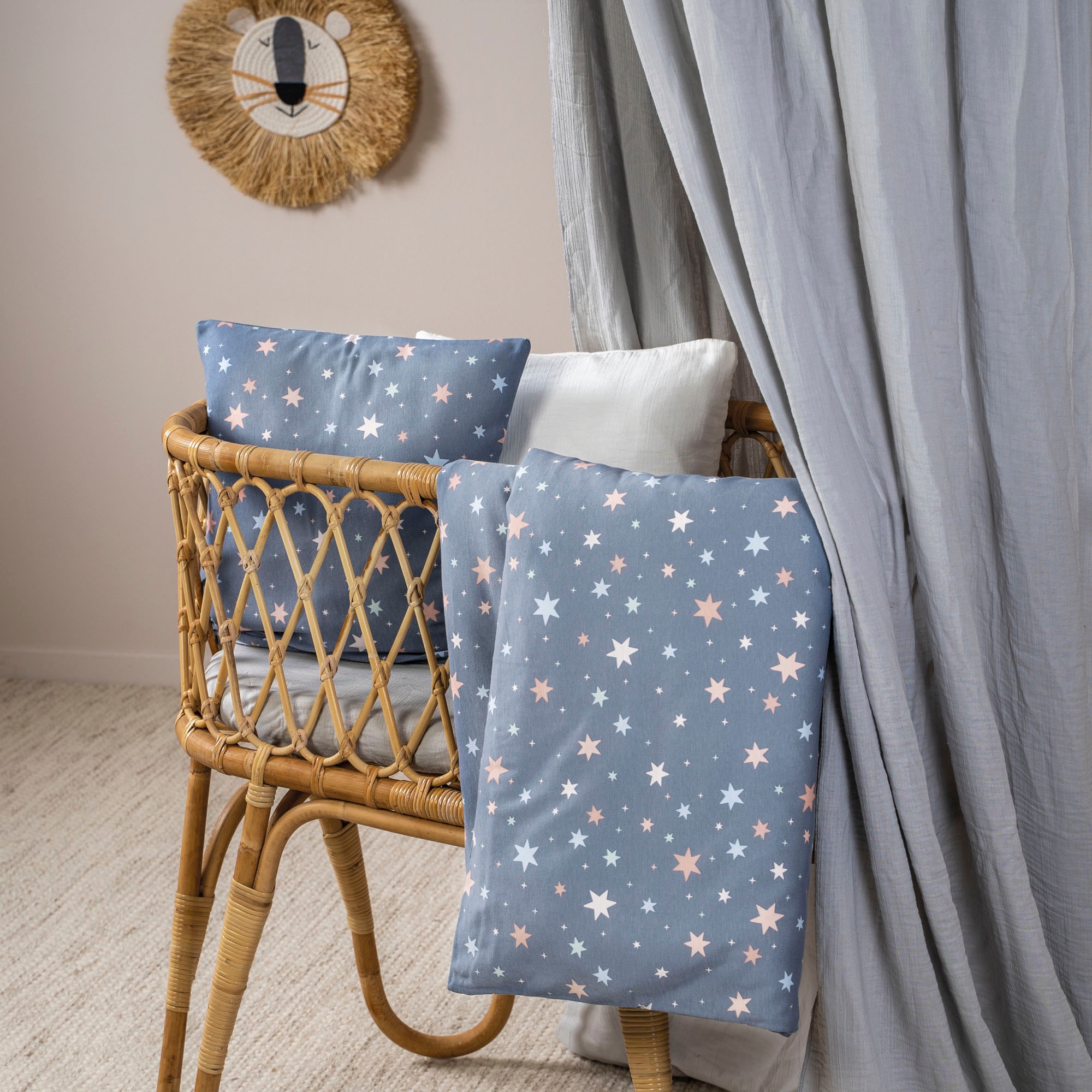Julius Zöllner Kinderbettwäsche »Baby- und Kinderbettwäsche aus 100% Jersey-Baumwolle«, erhältlich in den Grössen 80x80+35x40cm und 100x135+40x60cm