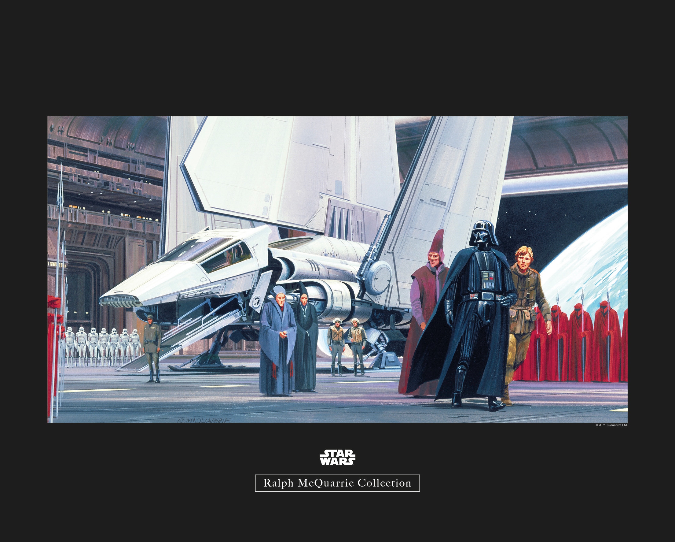 Poster »Star Wars Classic RMQ Death Star Shuttle Dock«, Star Wars, (1 St.),...