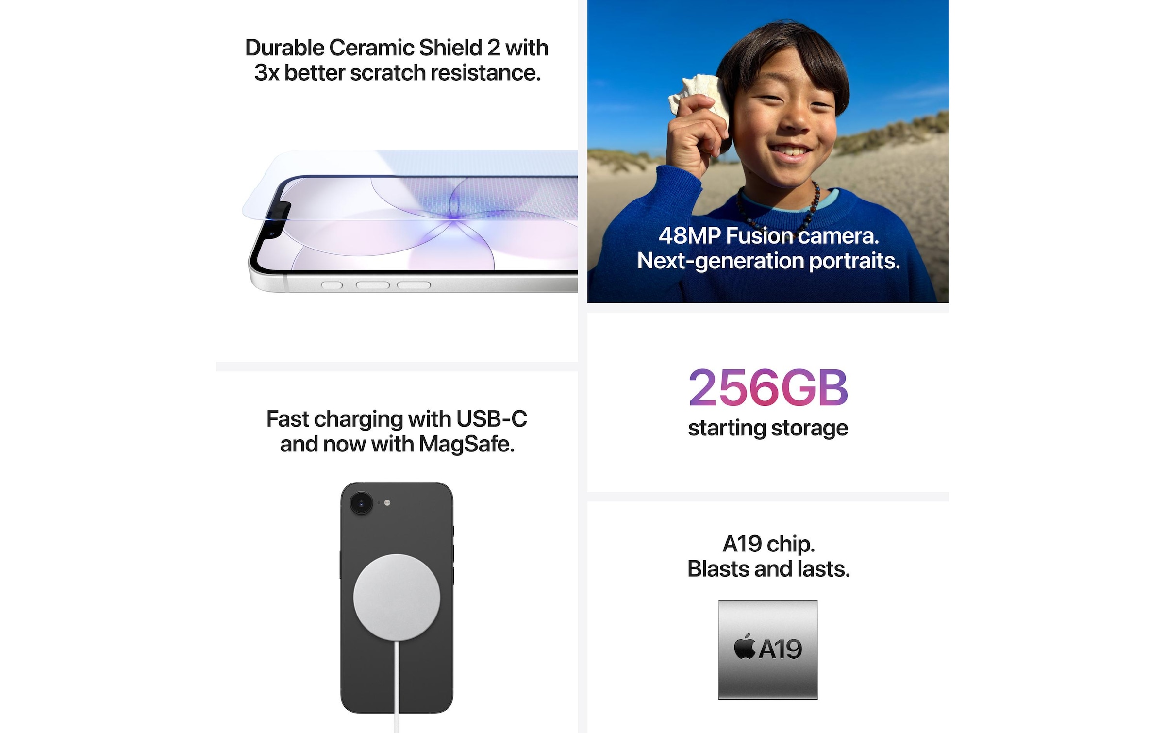 Apple Smartphone »iPhone 17e« Weiss