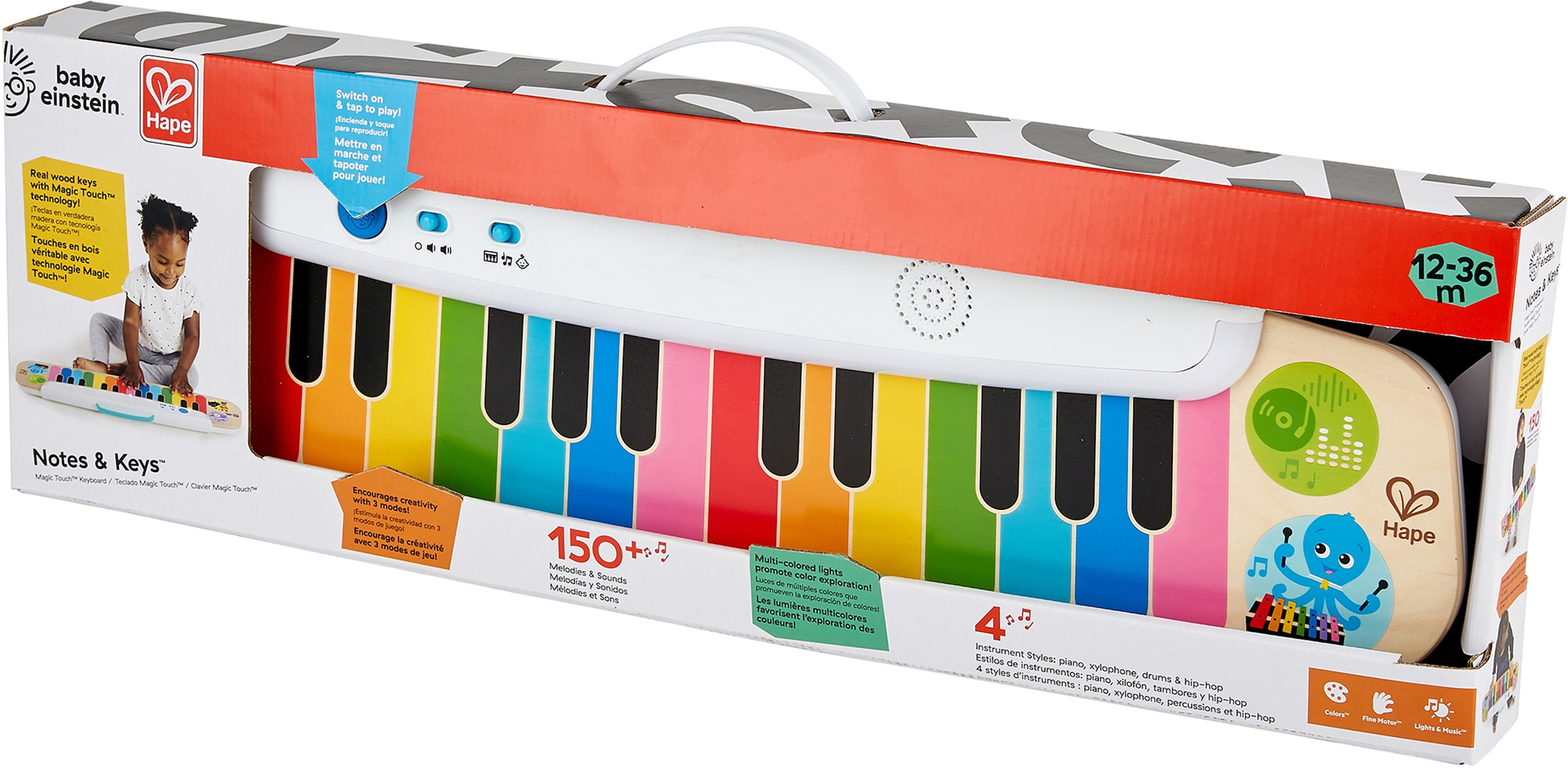Baby Einstein Spielzeug-Musikinstrument »Magisches Touch Keyboard«, mit Licht & Sound