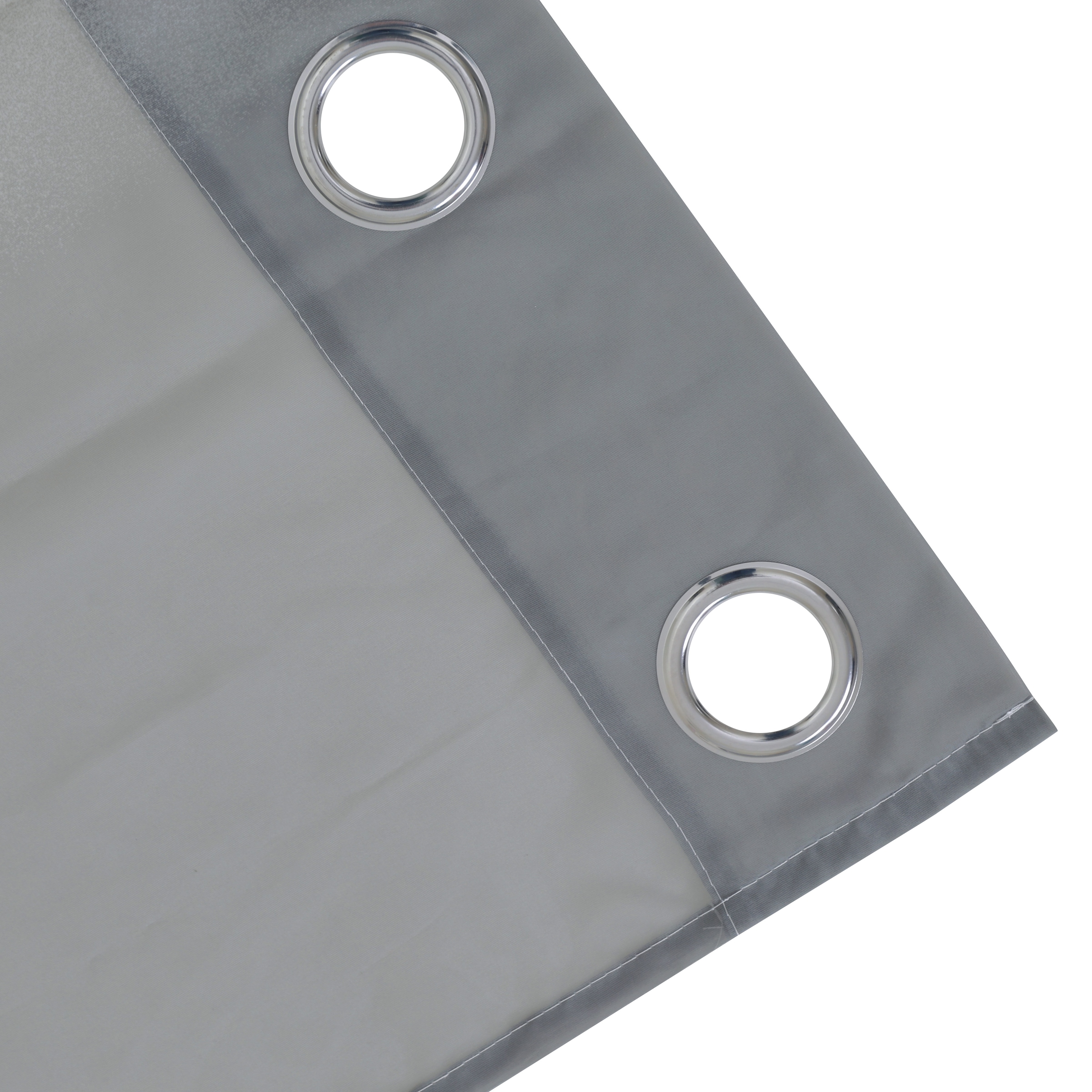 GOODproduct Rideau »Nivva« Œillet 2 cuis tlg. transparent, suspension à œillets, facile d'entretien, lot de 2