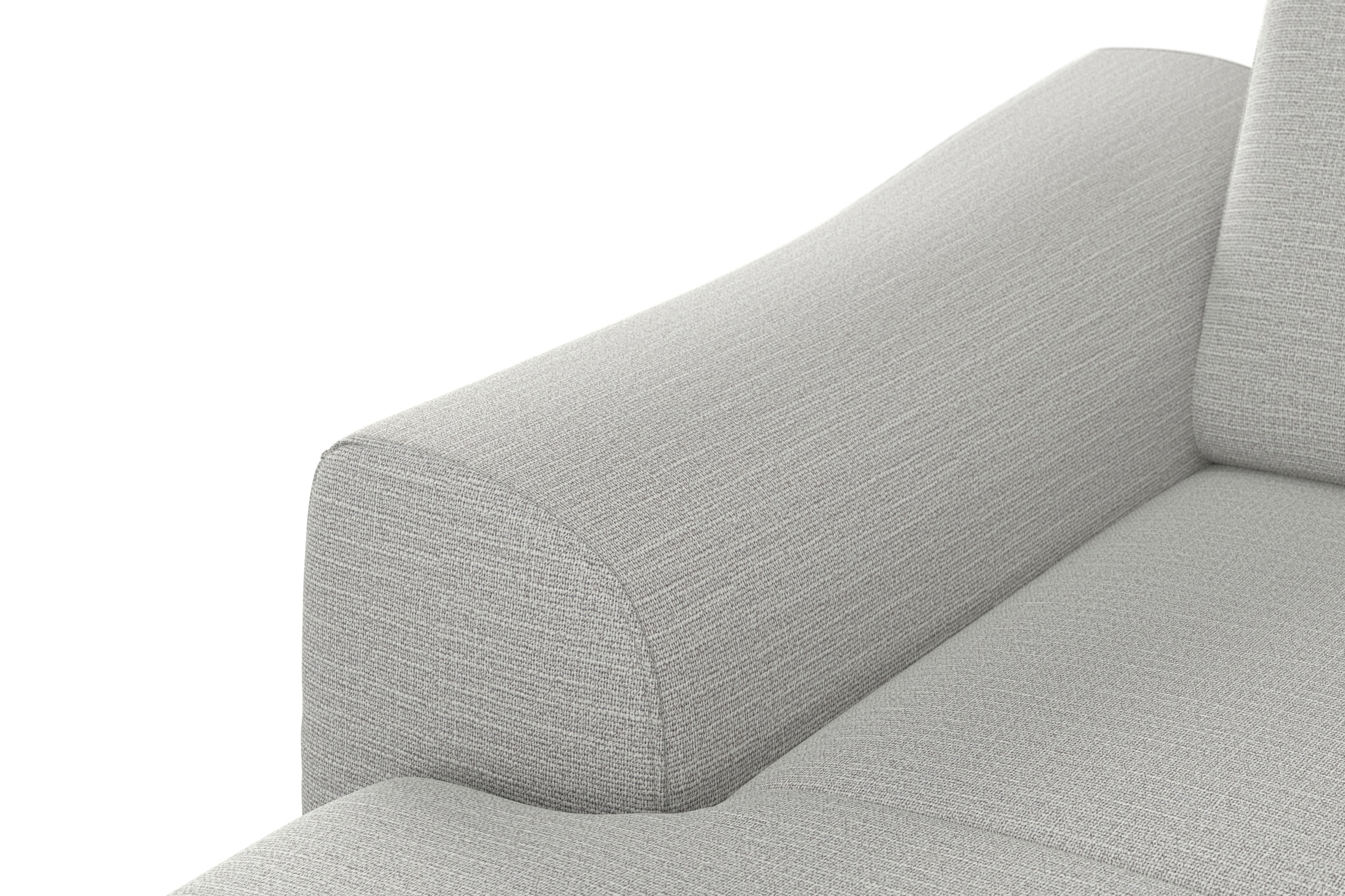 sit&more Wohnlandschaft »Dundee U-Form«, mit Federkern und Edelstahlfüssen, wahlweise mit Kopfteilverstellung