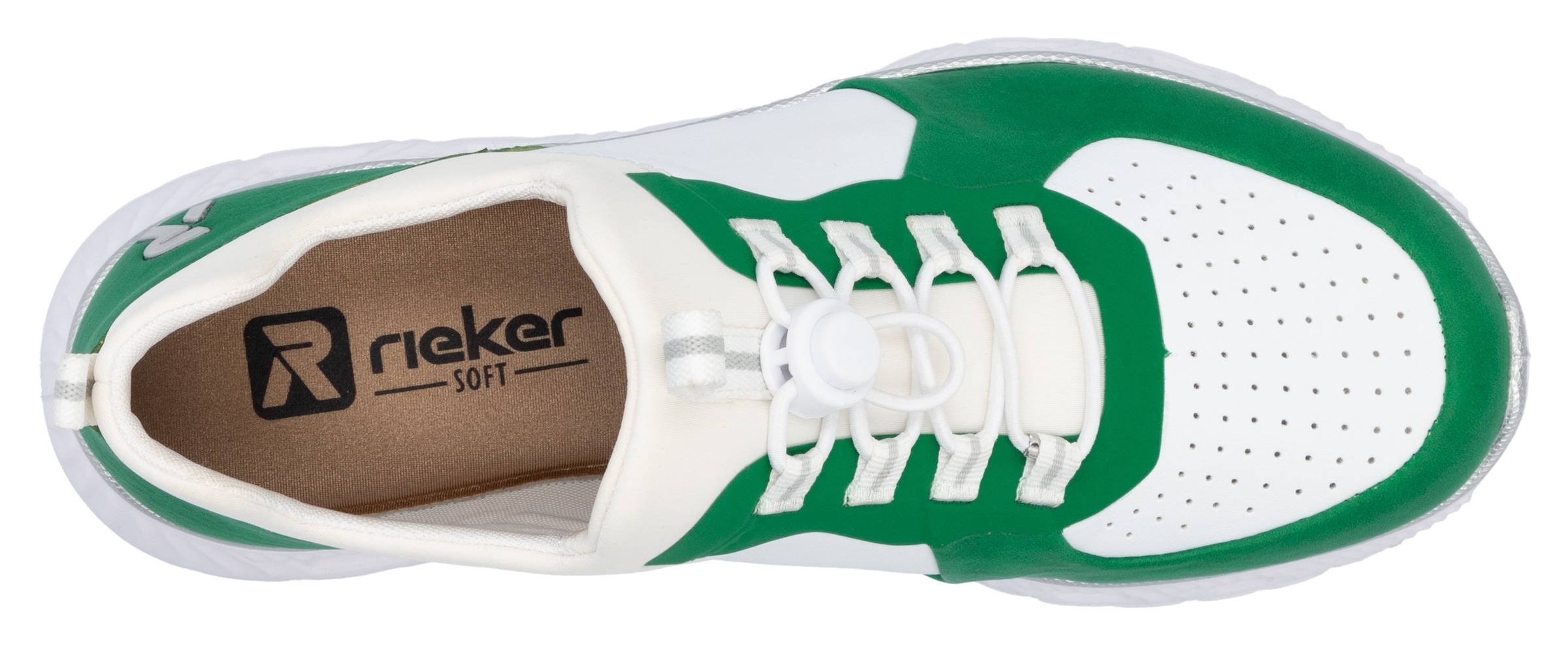 RIEKER Sport Baskets slip-on »vegan«  , chaussure à enfiler, chaussure basse, chaussure de loisirs avec fermeture rapide
