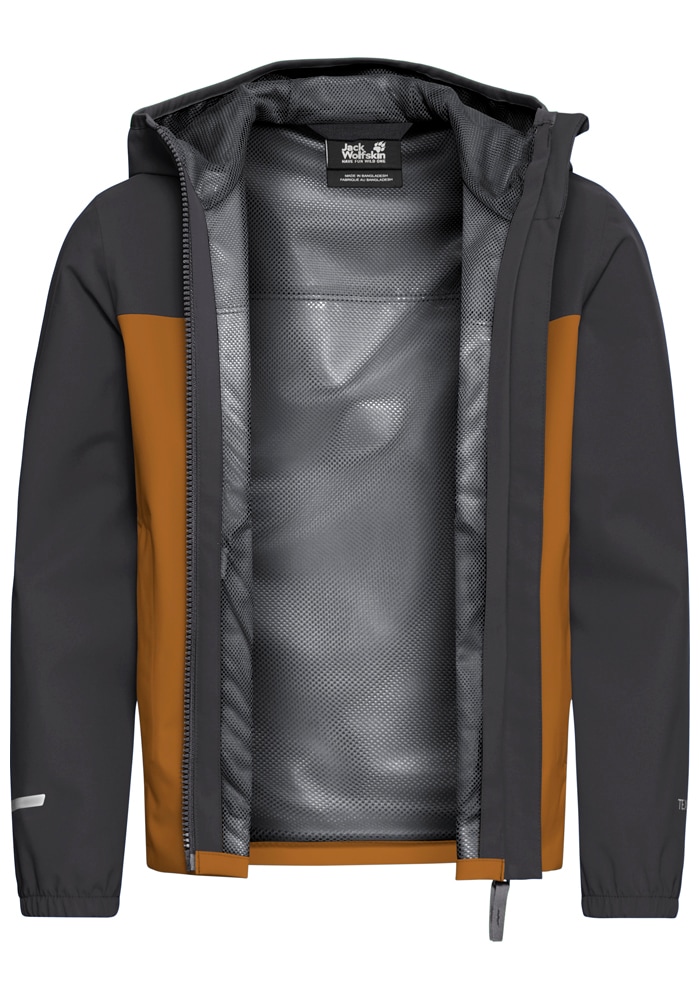 Jack Wolfskin Regenjacke »ADVENTURETRIBE 2L JKT K« atmungsaktiv, wasserdicht, mit Reissverschluss