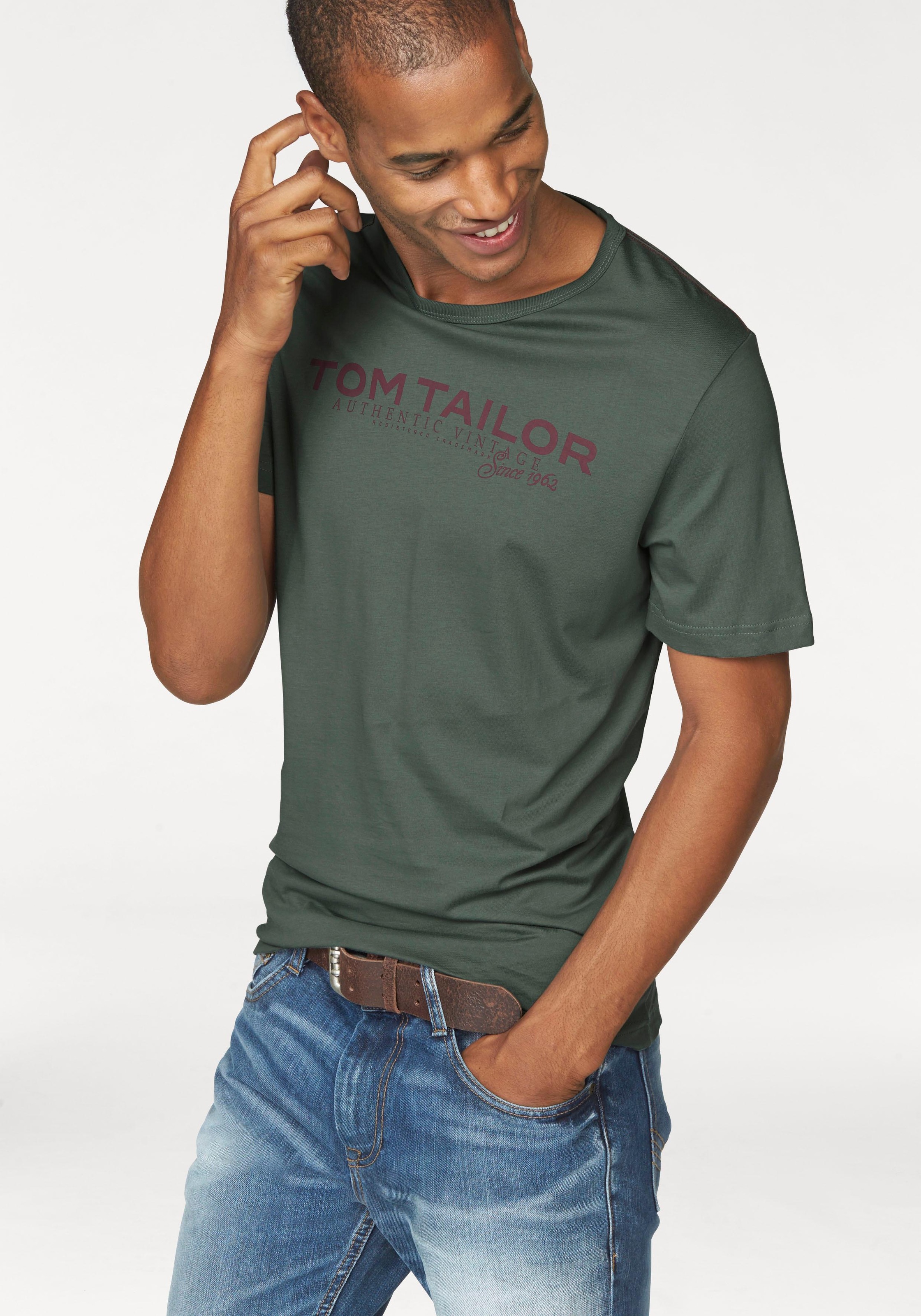 Image of TOM TAILOR T-Shirt, mit Logoprint bei Ackermann Versand Schweiz