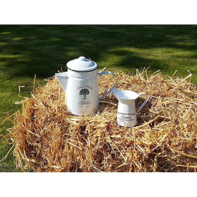 Jetzt Ambiente Haus Kanne »Kaffeekanne aus Emaille in Antikweiss«, (1)  bestellen