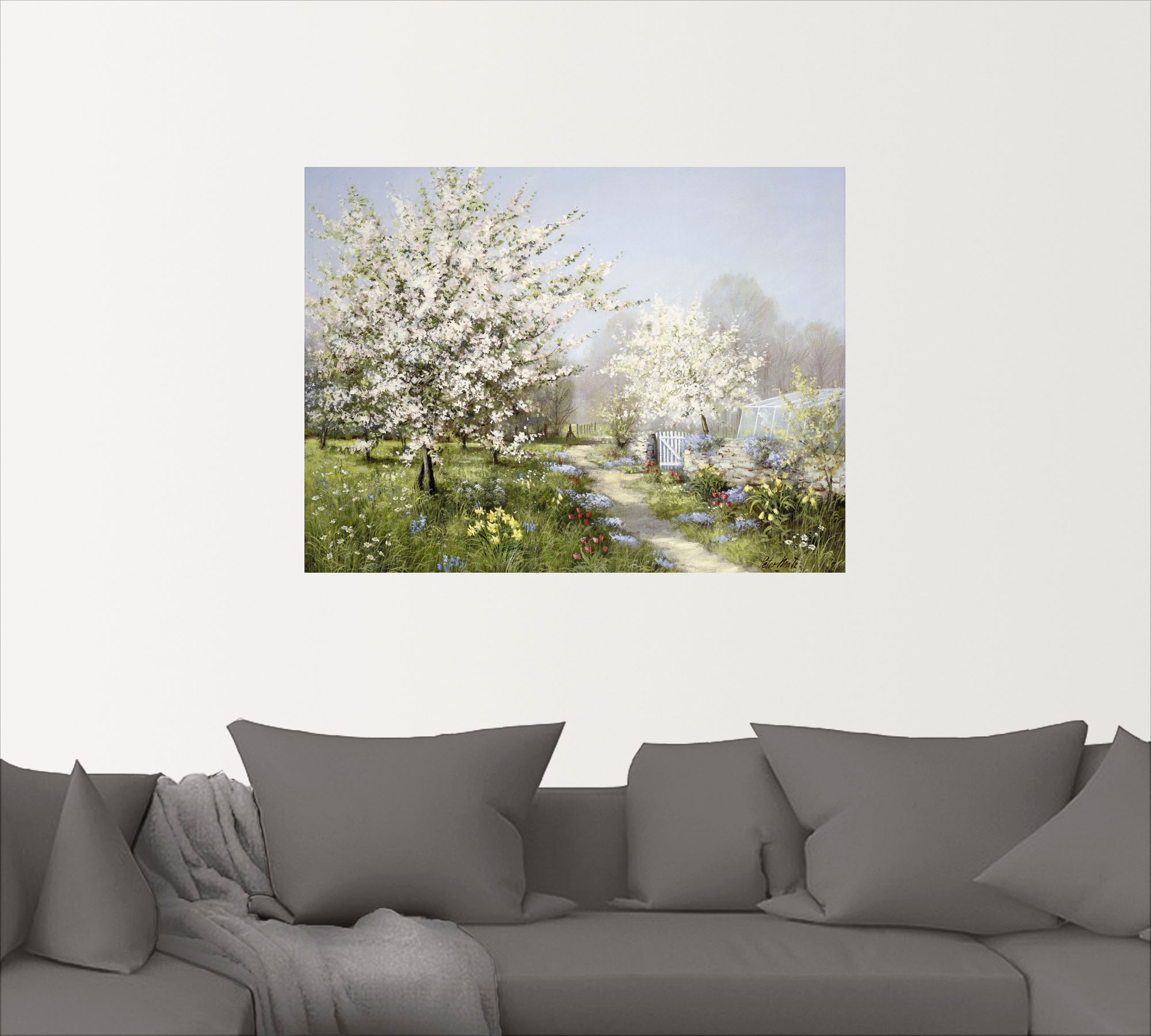 Artland Wandbild »Frühlingsblüten«, Wiesen & Bäume, (1 St.), als Leinwandbild, Poster, Wandaufkleber in verschied. Grössen