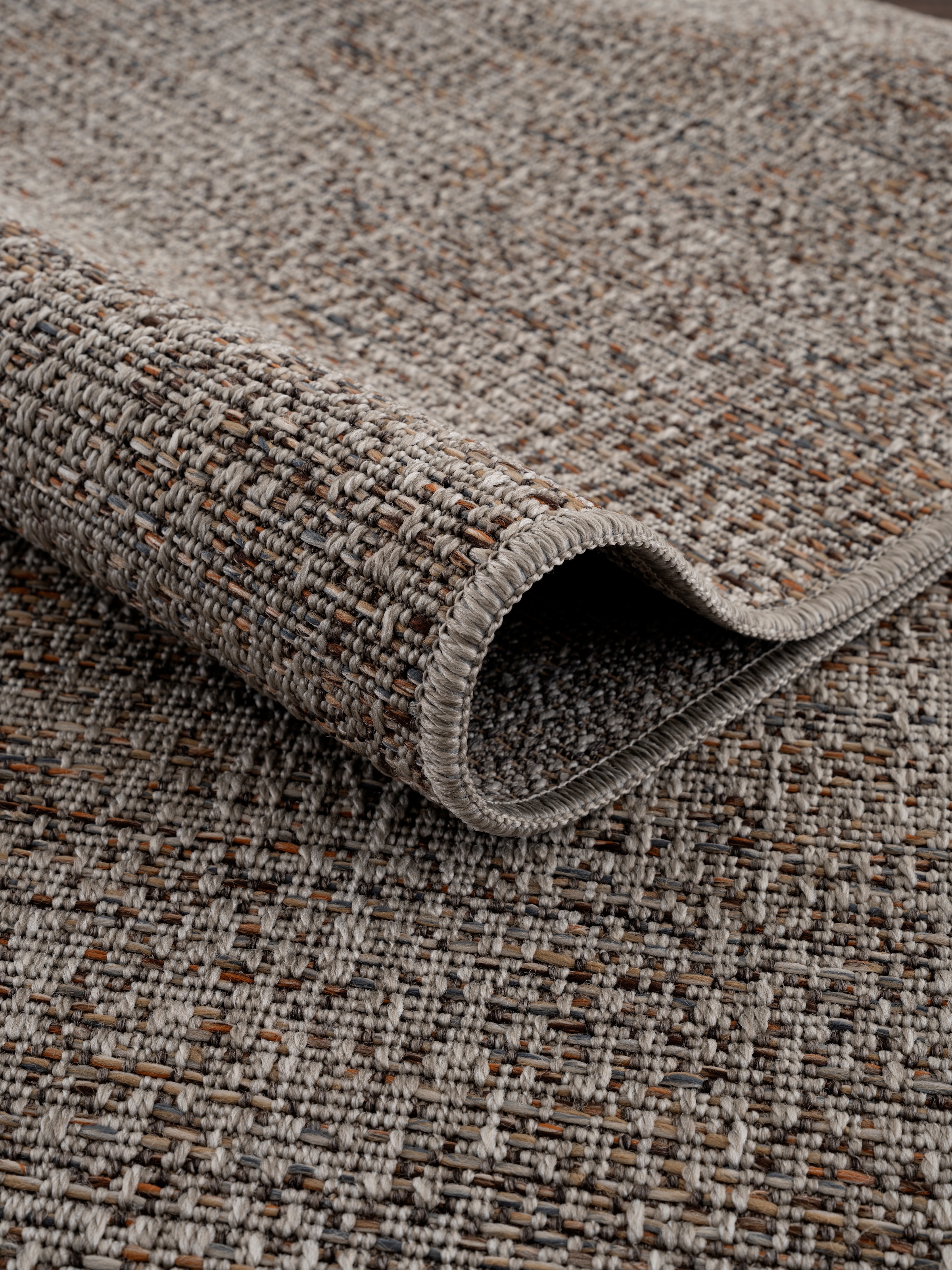 GOODproduct Teppich »Lennor, In- und Outdoor geeignet, Balkon, Camping« rechteckig 8 mm Höhe Wetterfest & UV-beständig, meliert, Sisal-Optik, Esszimmer, Wohnzimmer