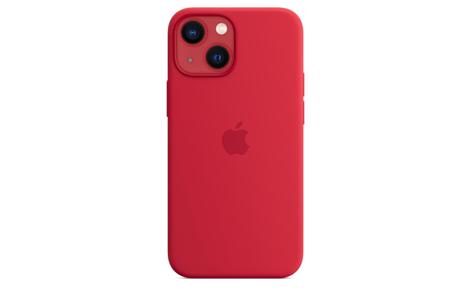Apple Smartphone Silikon Case mit MagSafe, iPhone 13 mini, (PRODUCT)RED