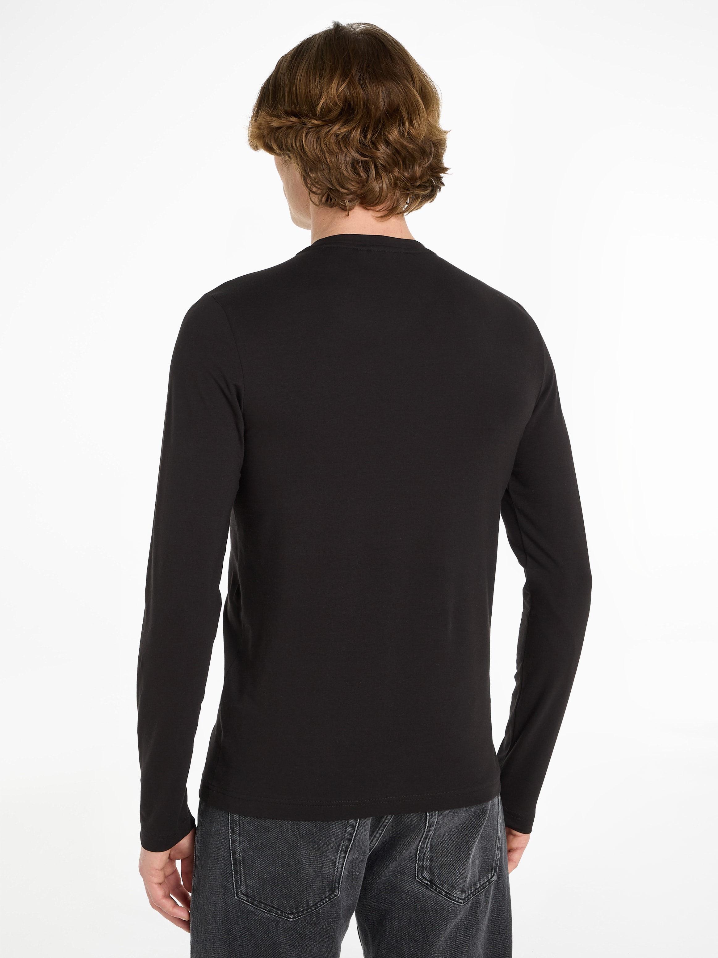 Calvin Klein Langarmshirt »STRETCH SLIM FIT LS T-SHIRT«