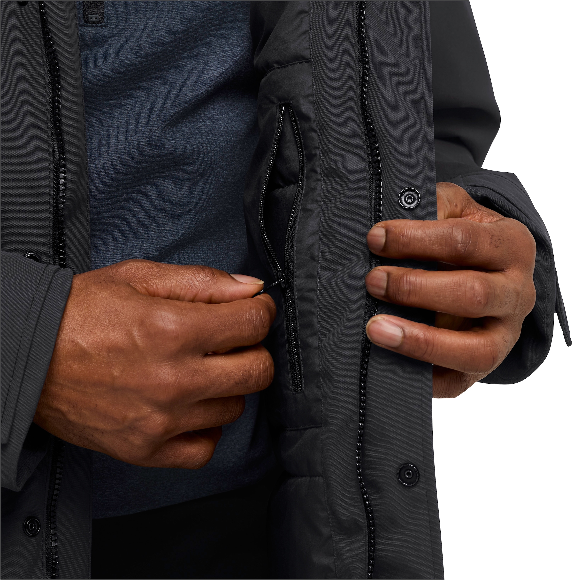 Jack Wolfskin Parka »CANYON SHIELD PARKA M«, Winddicht, atmungsaktiv, Übergangsjacke