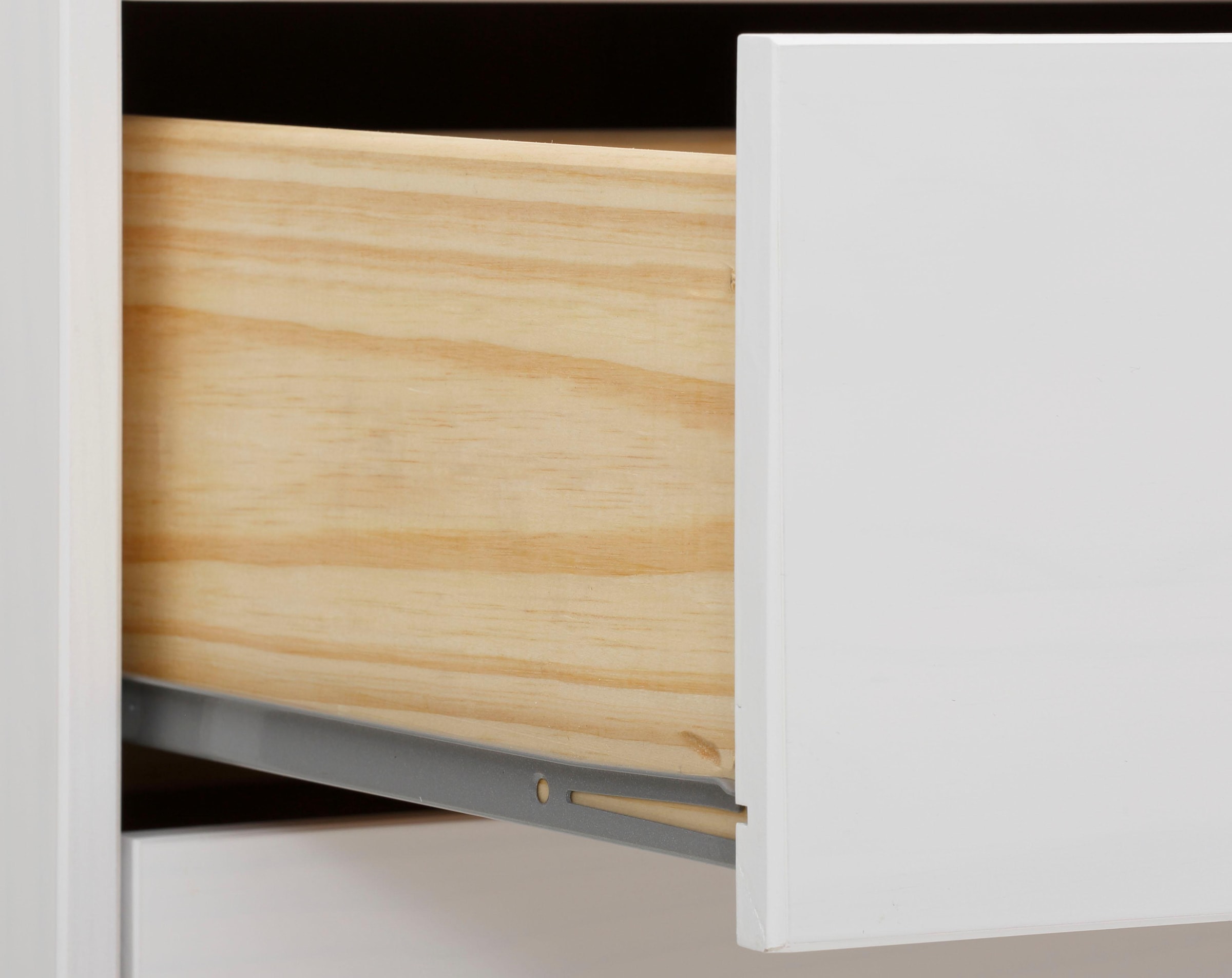 Home affaire Commode »Post« massives Kiefernholz, mit vielen Stauraummöglichkeiten, Breite 76 cm