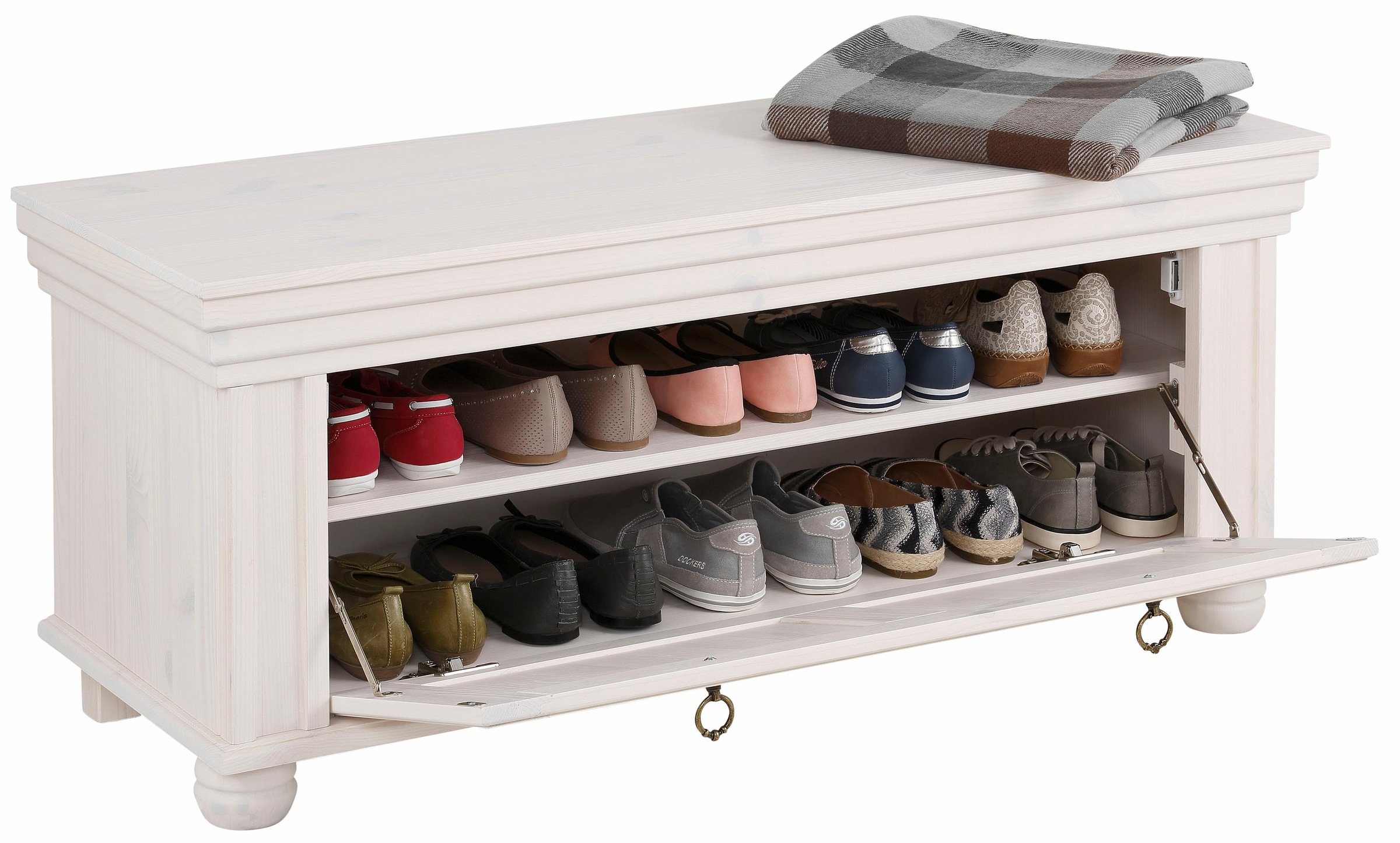 Image of Home affaire Schuhbank »München«, mit dekorativen Fräsungen bei Ackermann Versand Schweiz