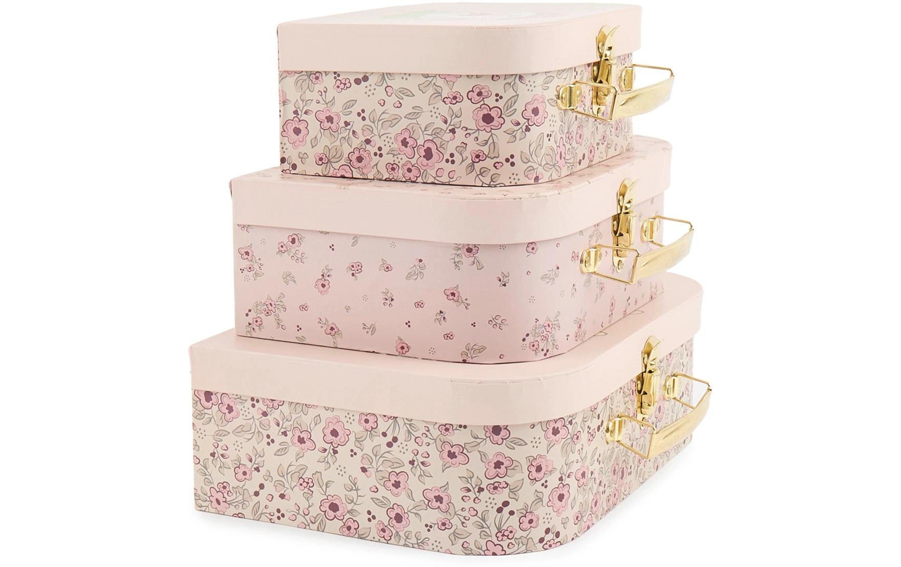 BIECO Spielwerkzeugkoffer »Ella dreamy flowers 3er Set«