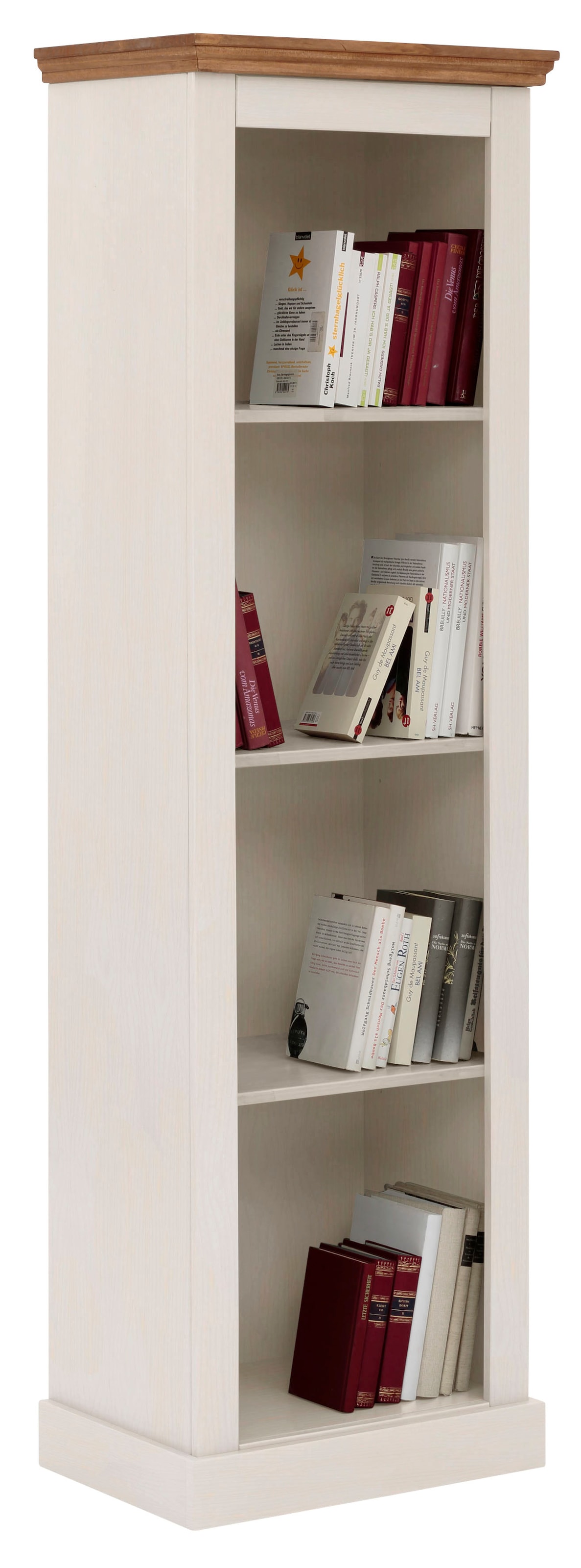 Home affaire Stauraumregal »Selma« 1 Stk. tlg. Kiefernholz, feste und verstellbare Böden, Breite 55 cm, Höhe 180 cm