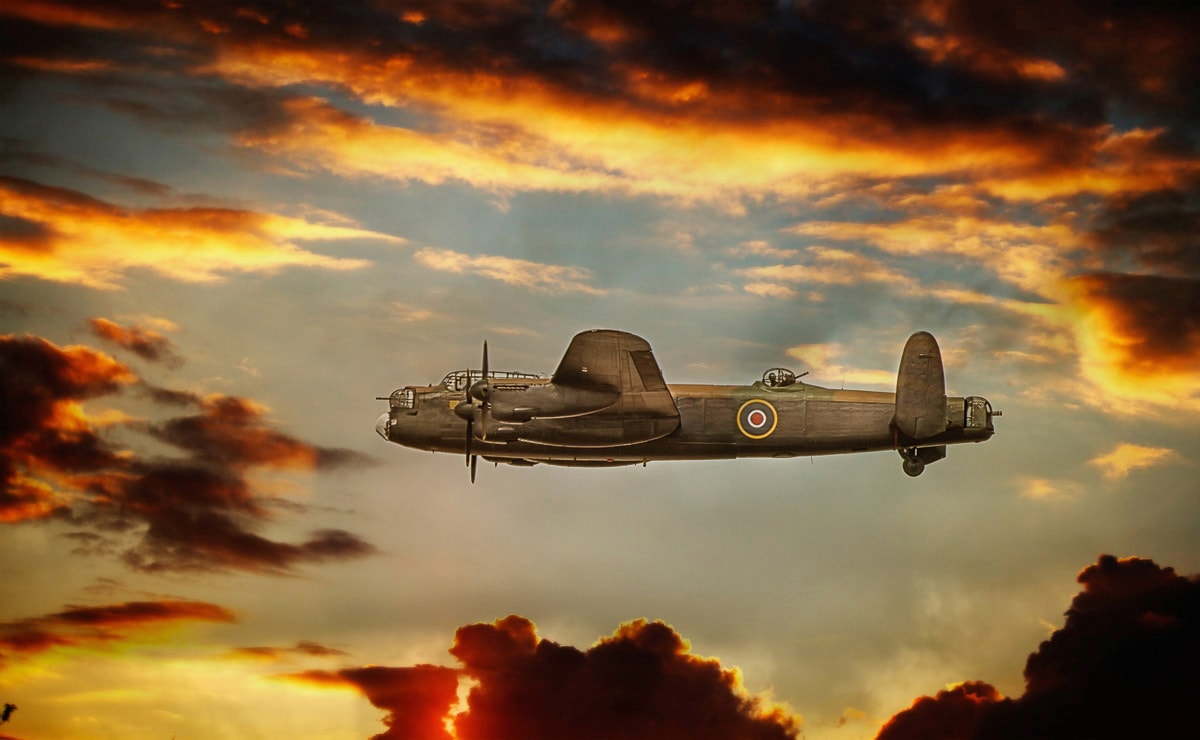 Fototapete »Lancaster Bomber«