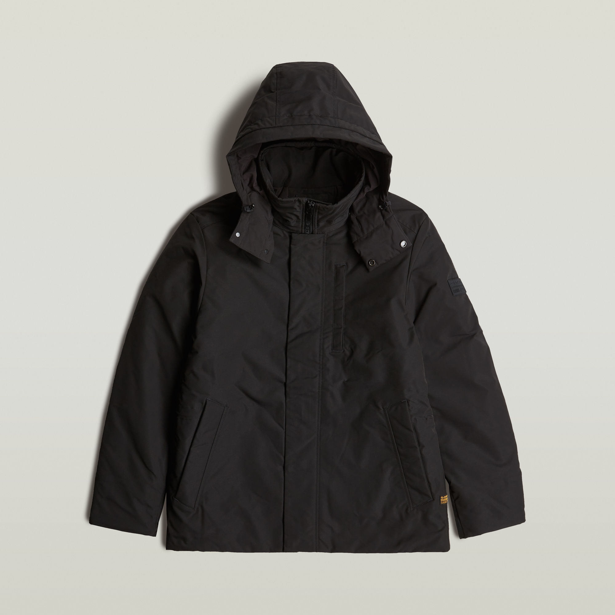 G-STAR Outdoorjacke »Clean Vodan Padded Hooded Jacket« mit Kapuze mit abnehmbarer Kapuze