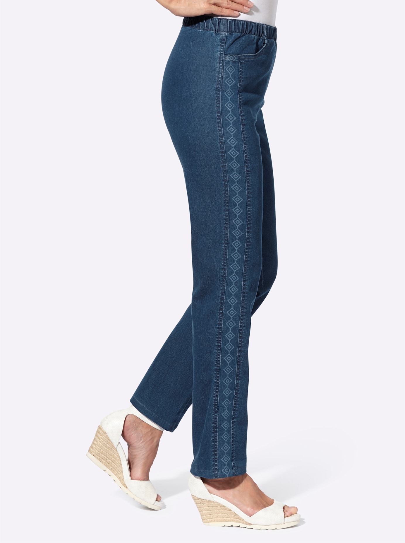 Classic Basics Schlupfjeans, (1 tlg.)