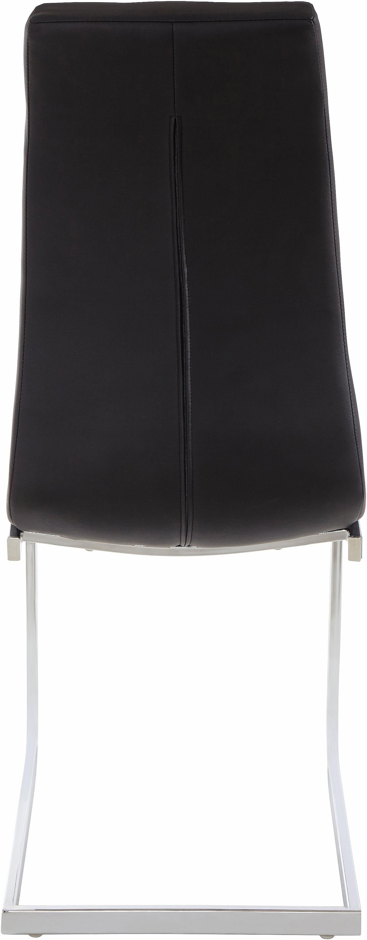 GOODproduct Chaise cantilever »Lola« (Set) 2 cuis2 oder 4 Stück, Bezug in Kunstleder oder Samtsoff, chrom Metallgestell