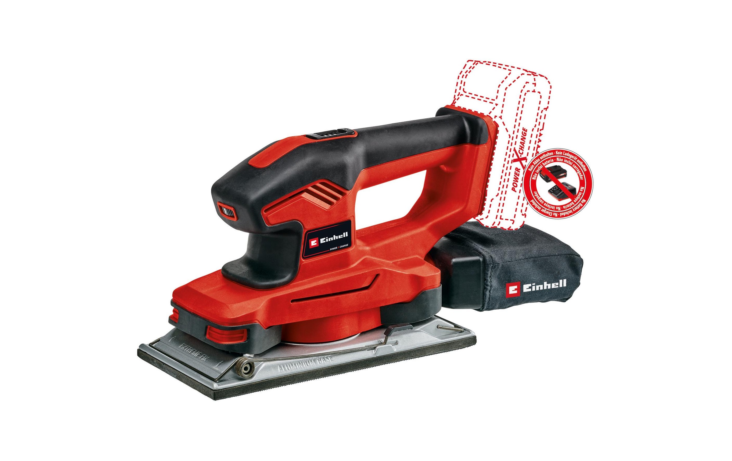 Einhell Schwingschleifer »18/230 Li Solo«, (Schleiffläche 230 x115 mm), Micro-Klettverschluss
