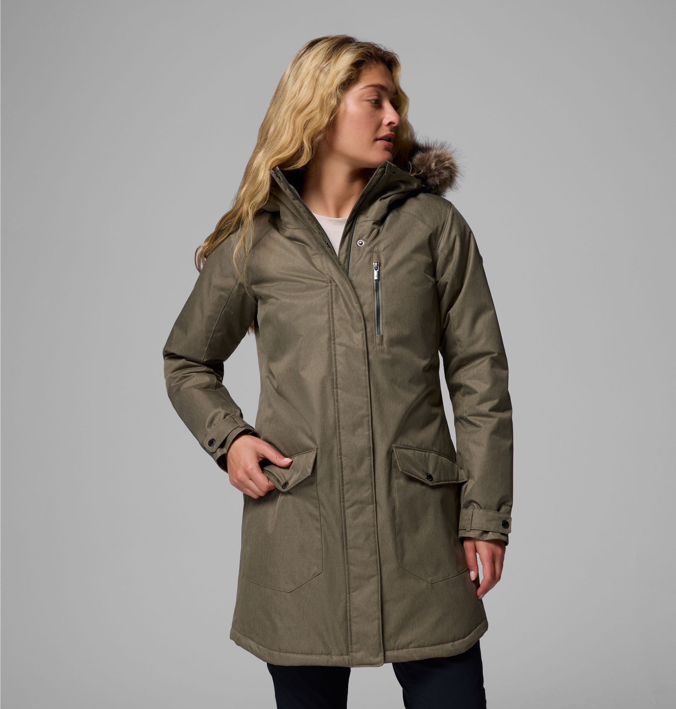 Image of Columbia Parka "SUTTLE MOUNTAIN LONG INSULATED JACKET" sportlicher Stil, für Wandern und Trekking, aus Polyester