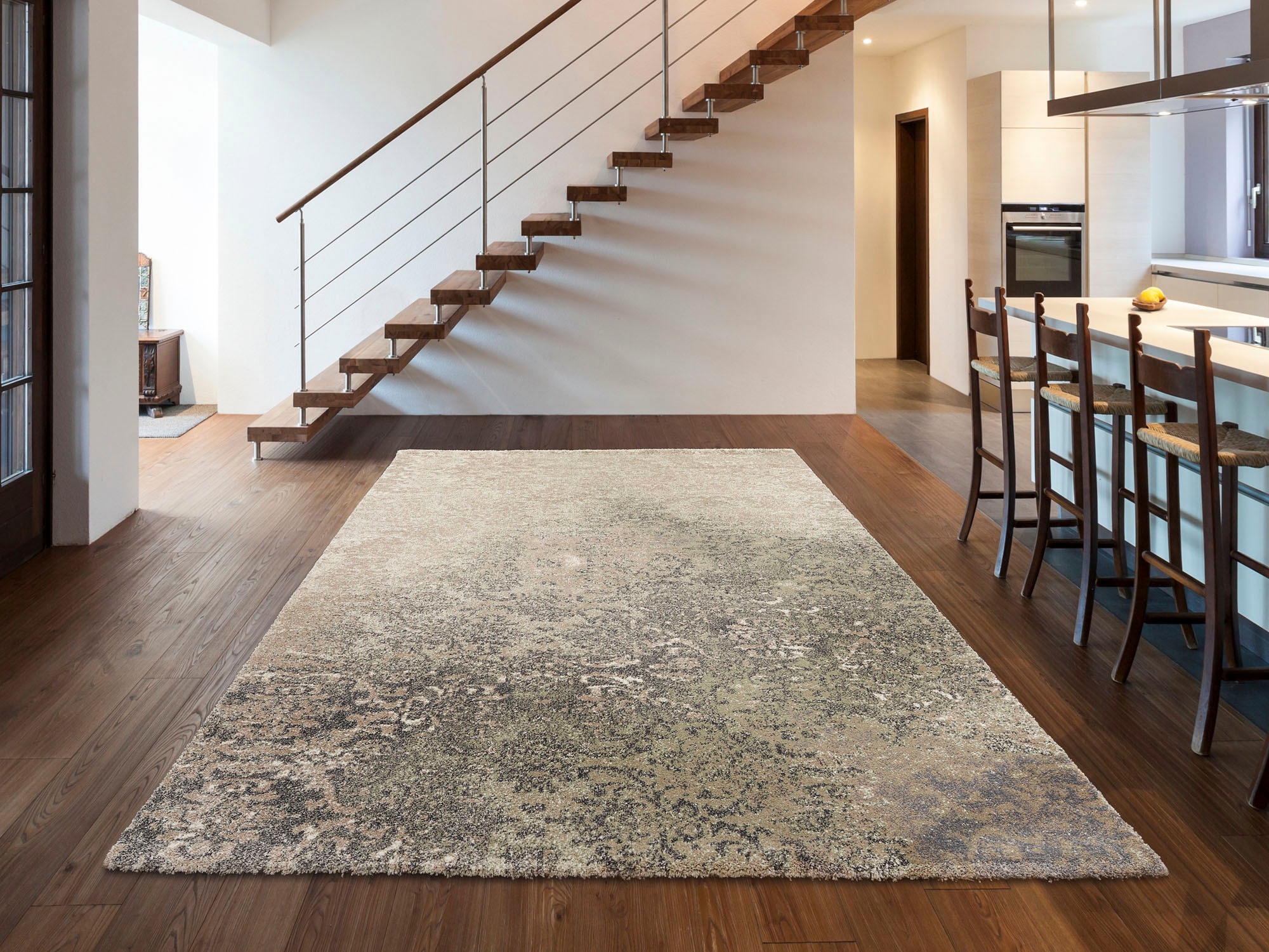 OCI DIE TEPPICHMARKE Tapis »Butterfly Admiral« Rectangulaire 13 mm Höhe moderner Kurzflor, orientalisch, Vintage, Wohnzimmer