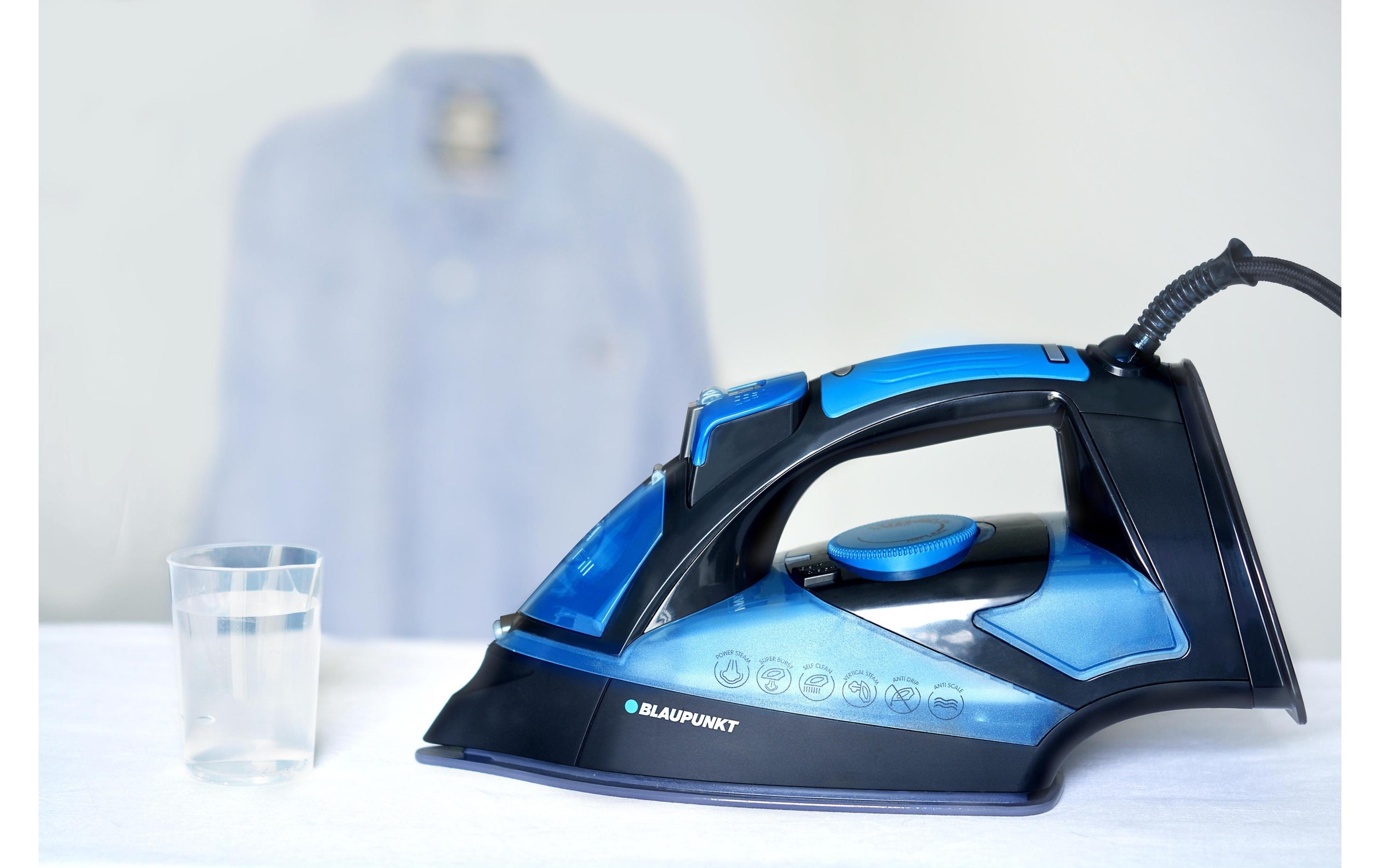 Blaupunkt Dampfbügeleisen »HSI701 Blau/Schwarz«, 2600 W