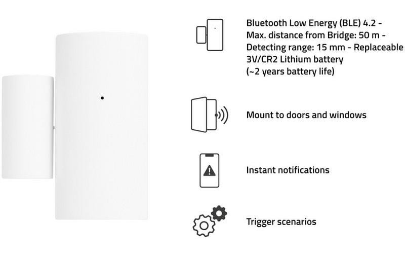 Smart-Home-Steuerelement »hombli Bluetooth Sensor Kit Weiss«