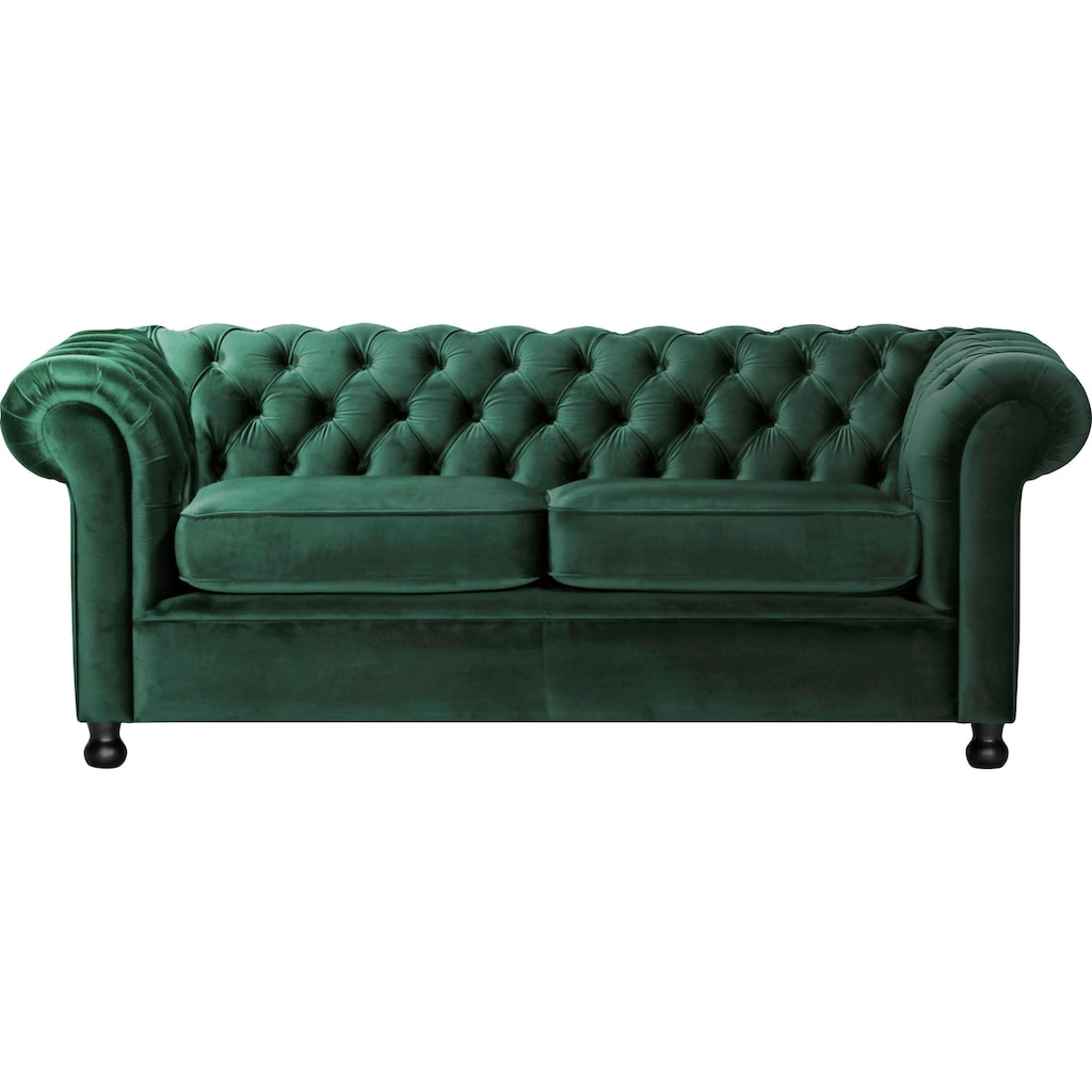 Home affaire Chesterfield-Sofa »Chesterfield Home 3-Sitzer B/T/H: 192/87/75 cn«