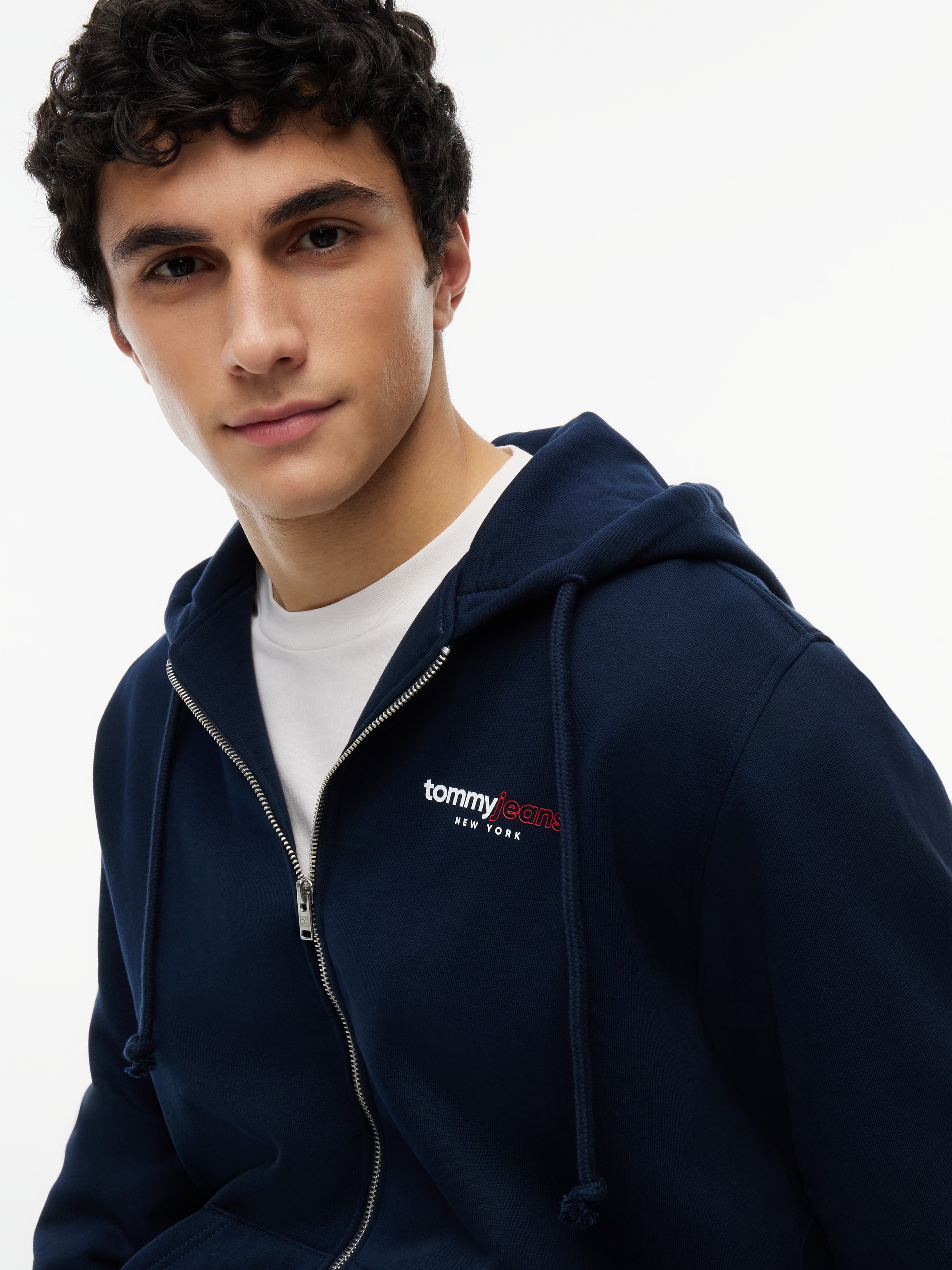 Tommy Jeans Kapuzensweatjacke »TJM REGULAR DNA BACKPRINT FULLZIP«