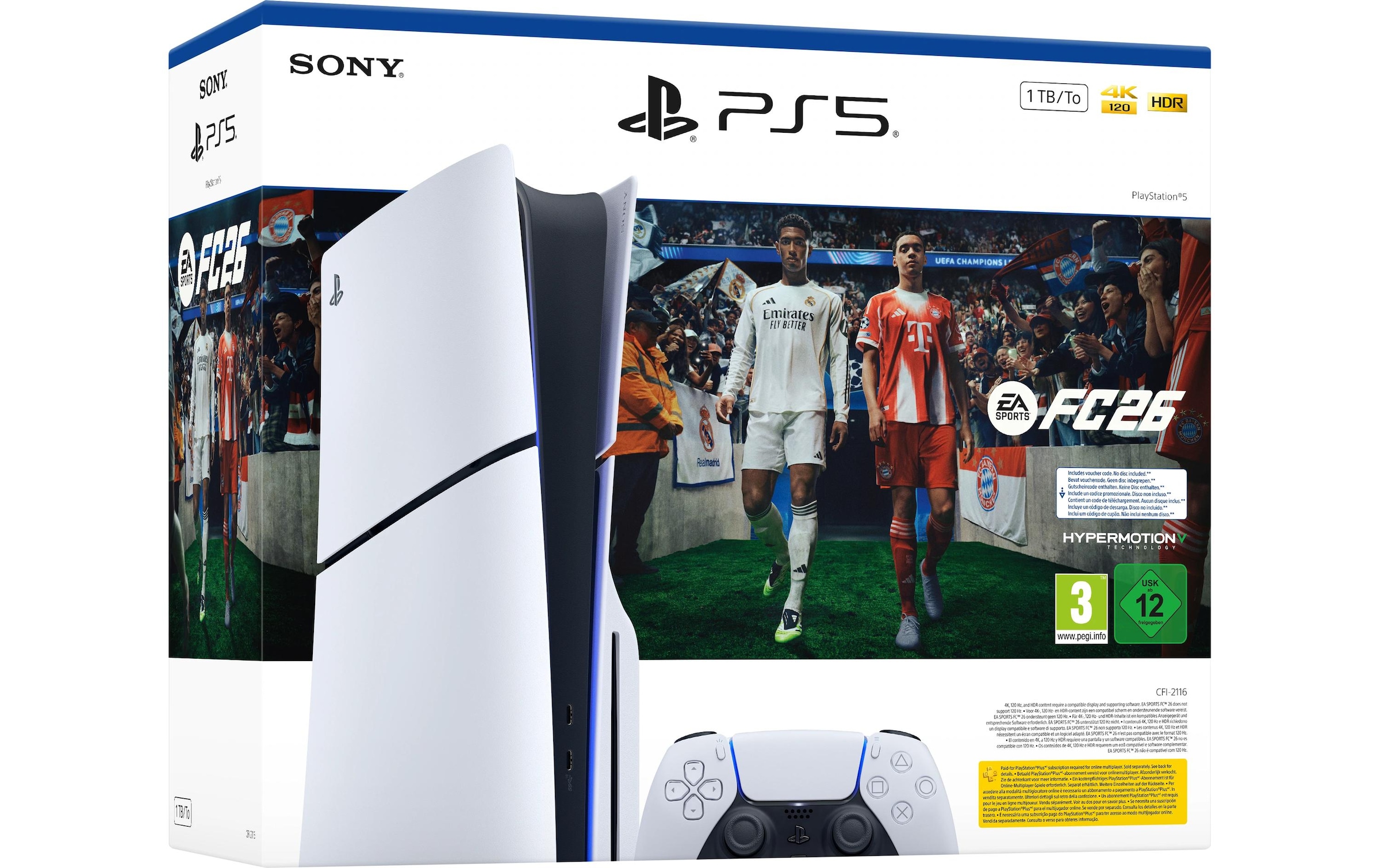 Sony Console de jeu »Playstation 5 Slim 1 TB BN«