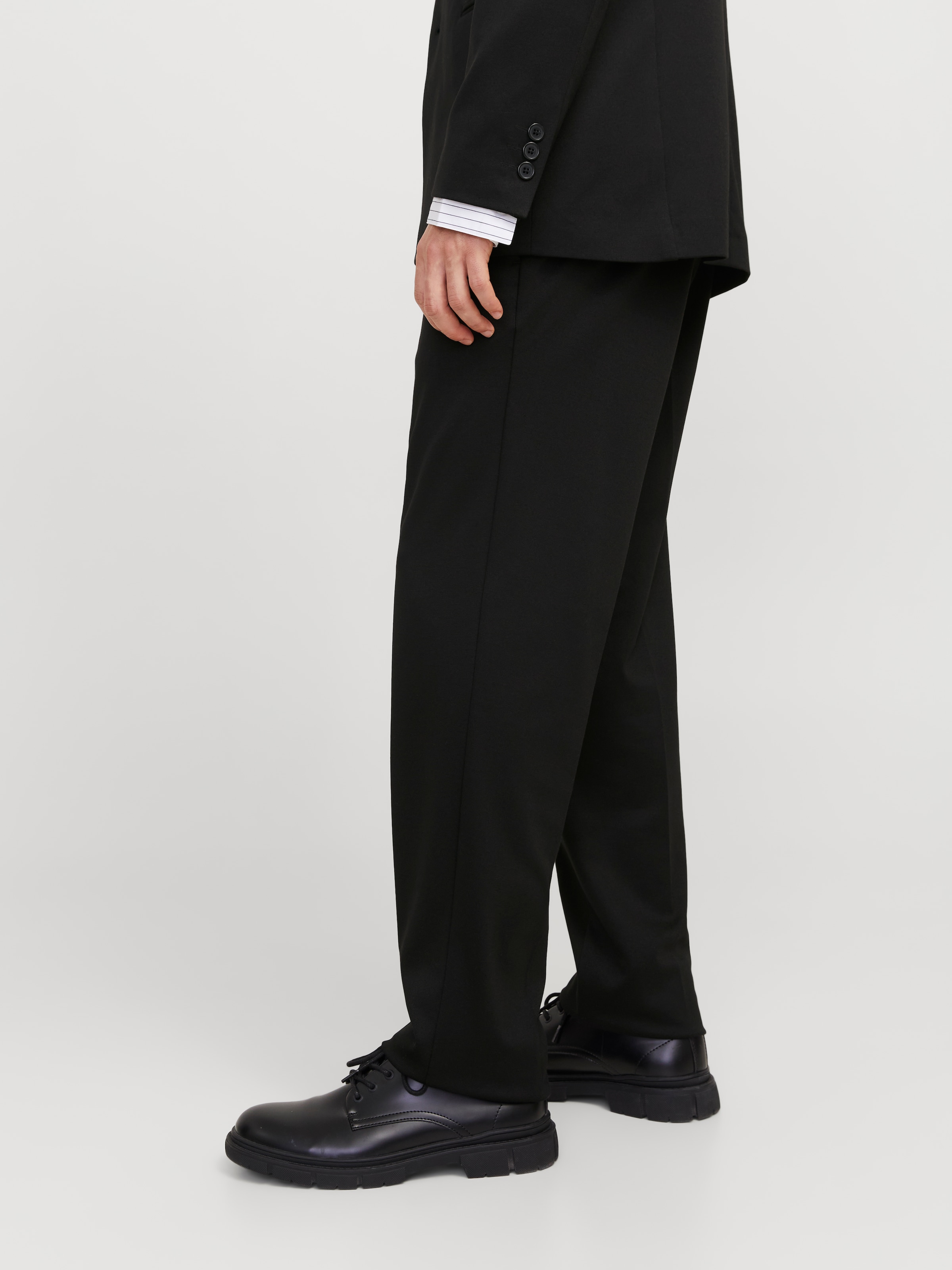 Jack & Jones Anzughose »JPRJAXON Businesshose mit mittlerer Bundhöhe«  unifarben, modisch, slim fit, Materialmix